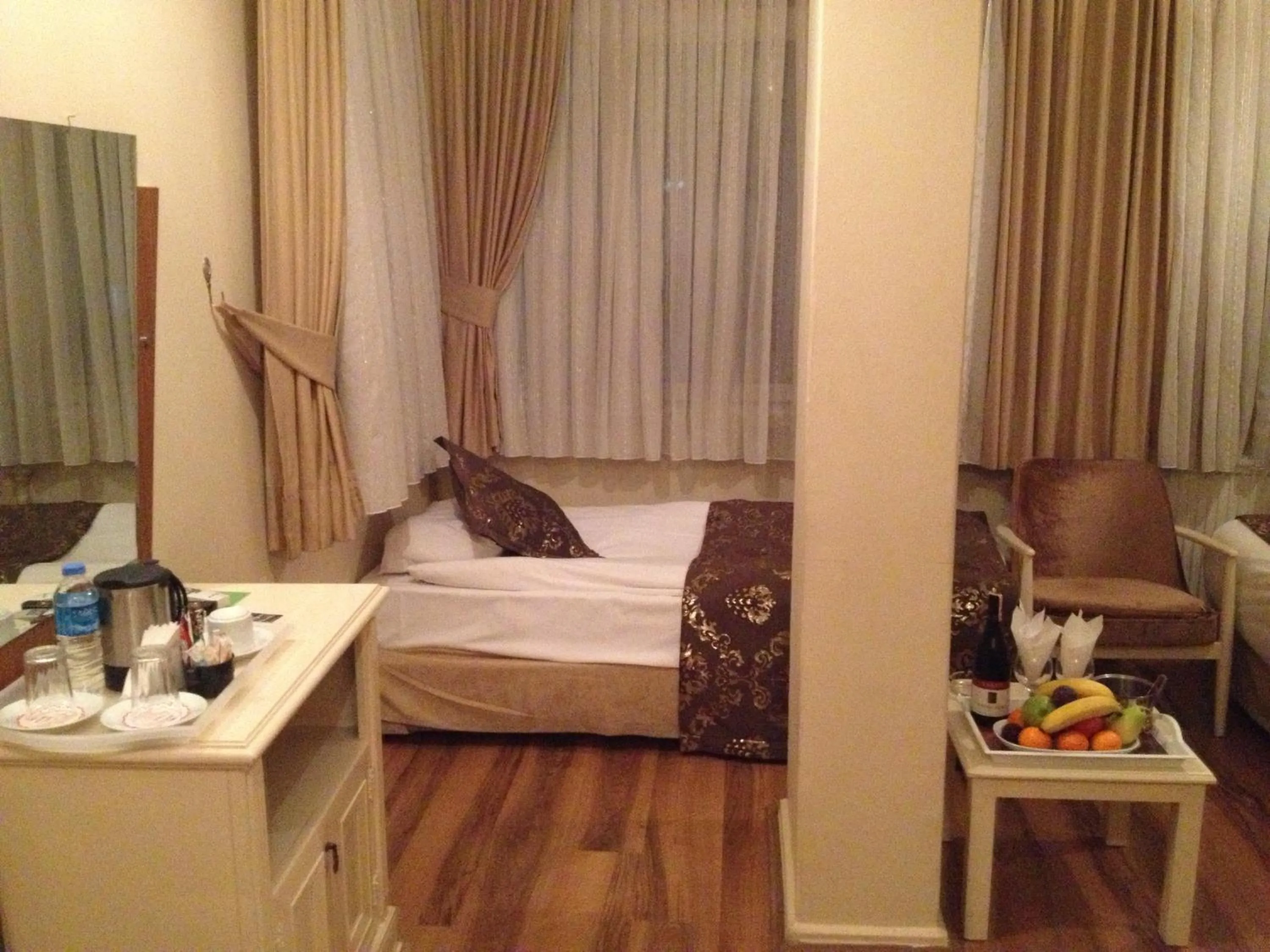 Decorative detail, Bed in Tac Hotel