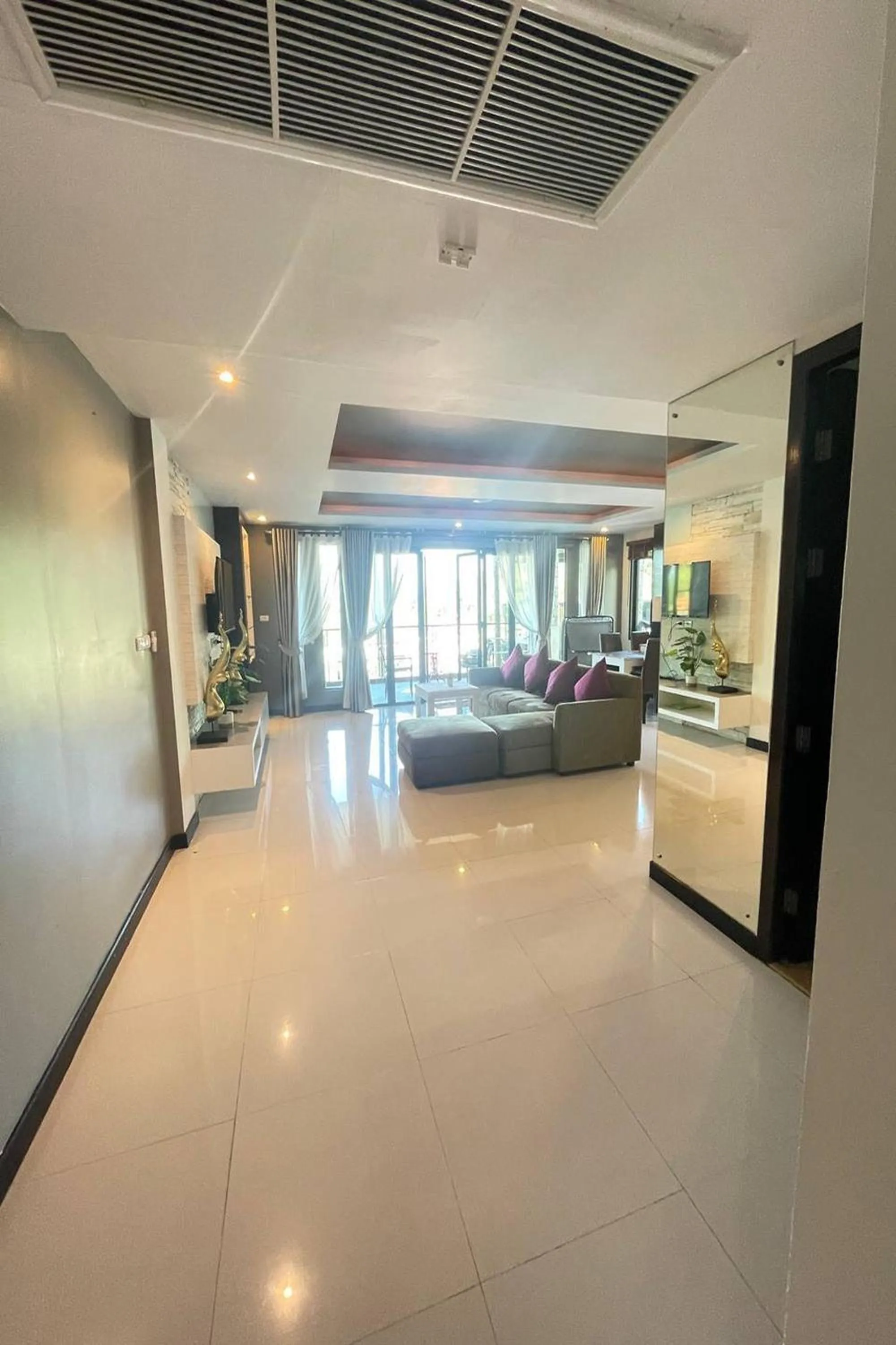 Seating area in Kamala Villa Hill