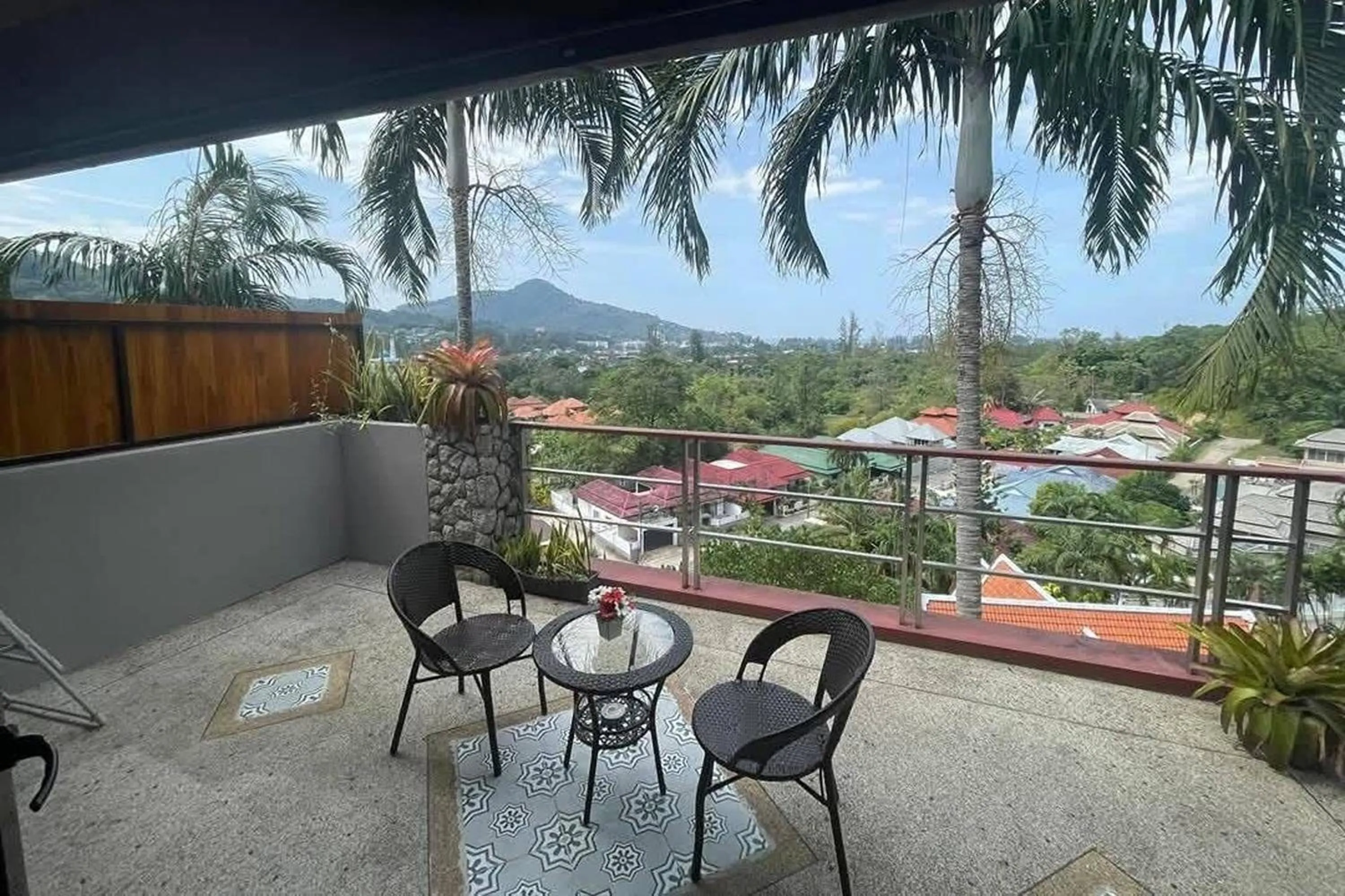 Seating area in Kamala Villa Hill