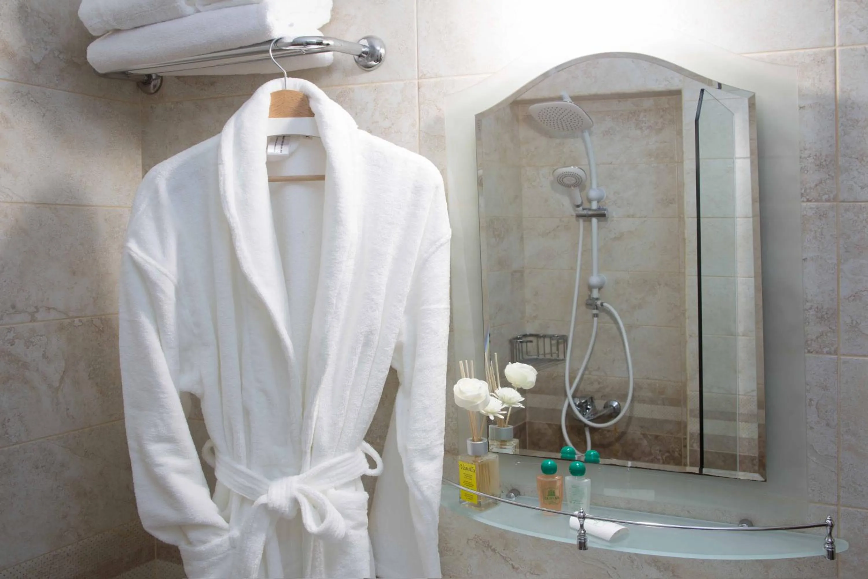 Shower in Family hotel The Castle