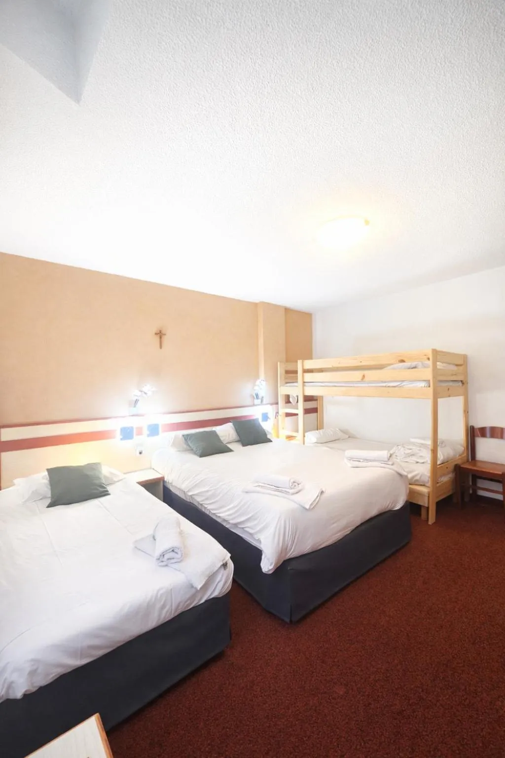 Photo of the whole room, Bed in Hôtel Myosotis