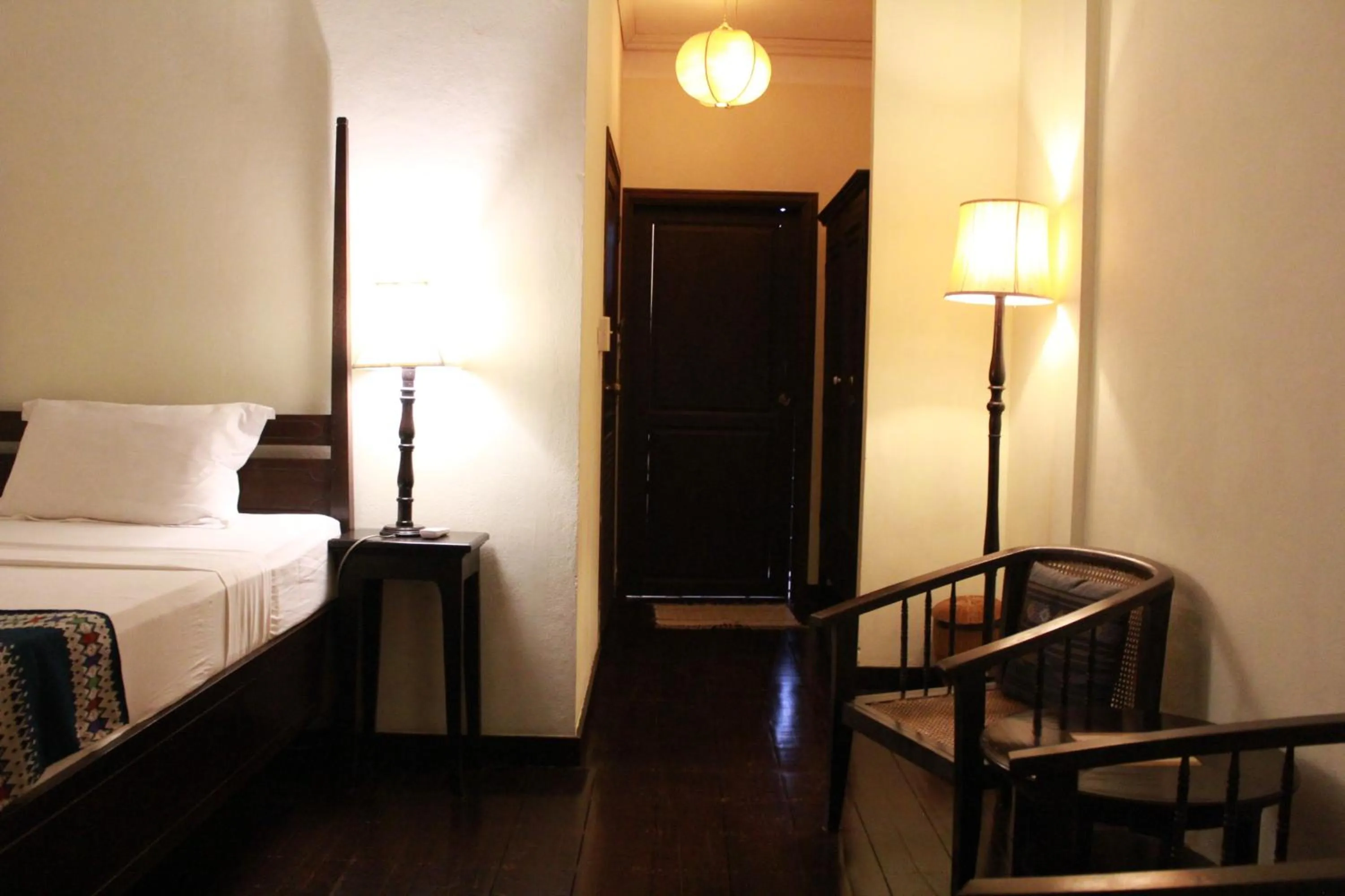 Bed in Hotel Khamvongsa