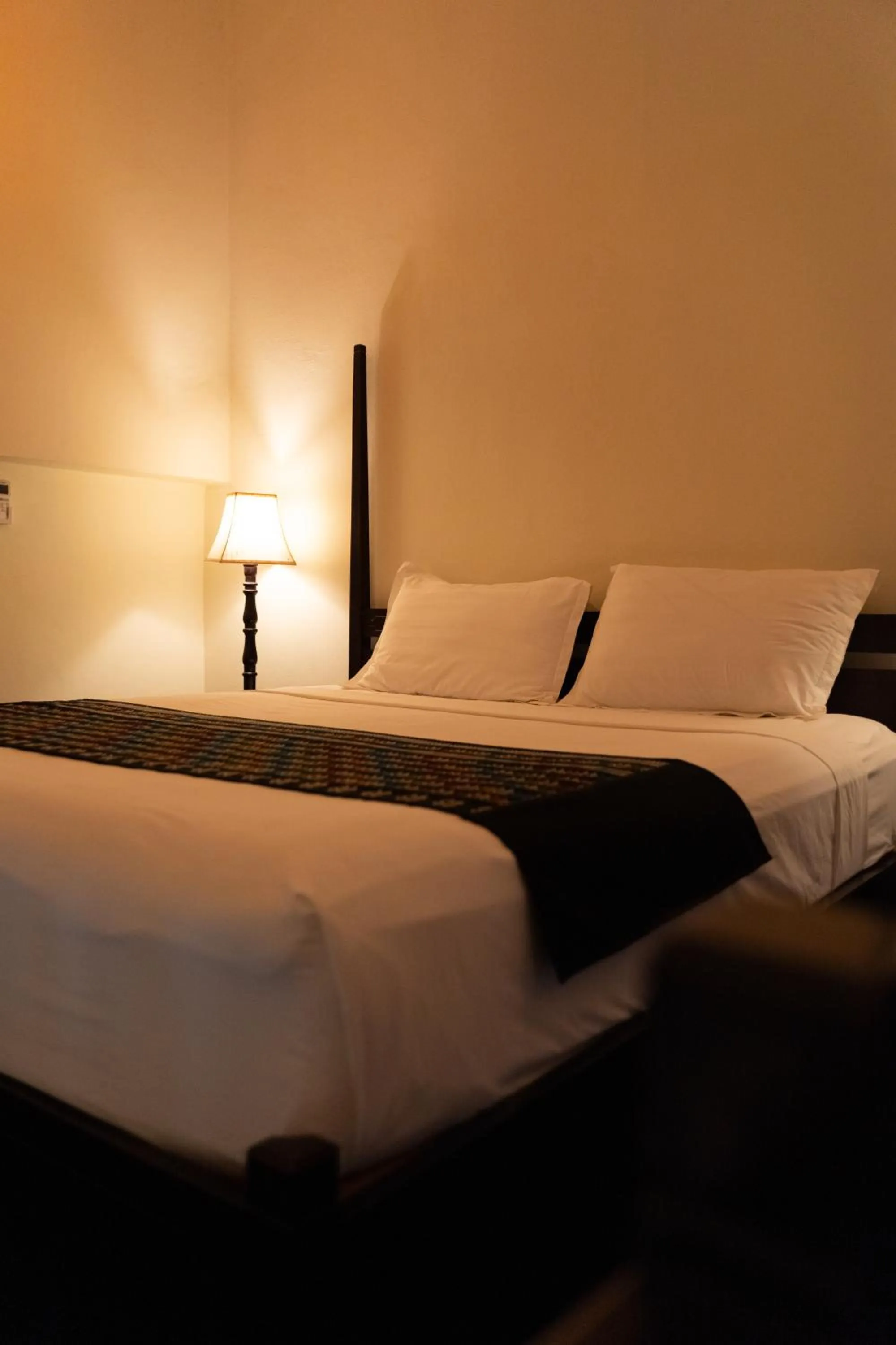 Bed in Hotel Khamvongsa