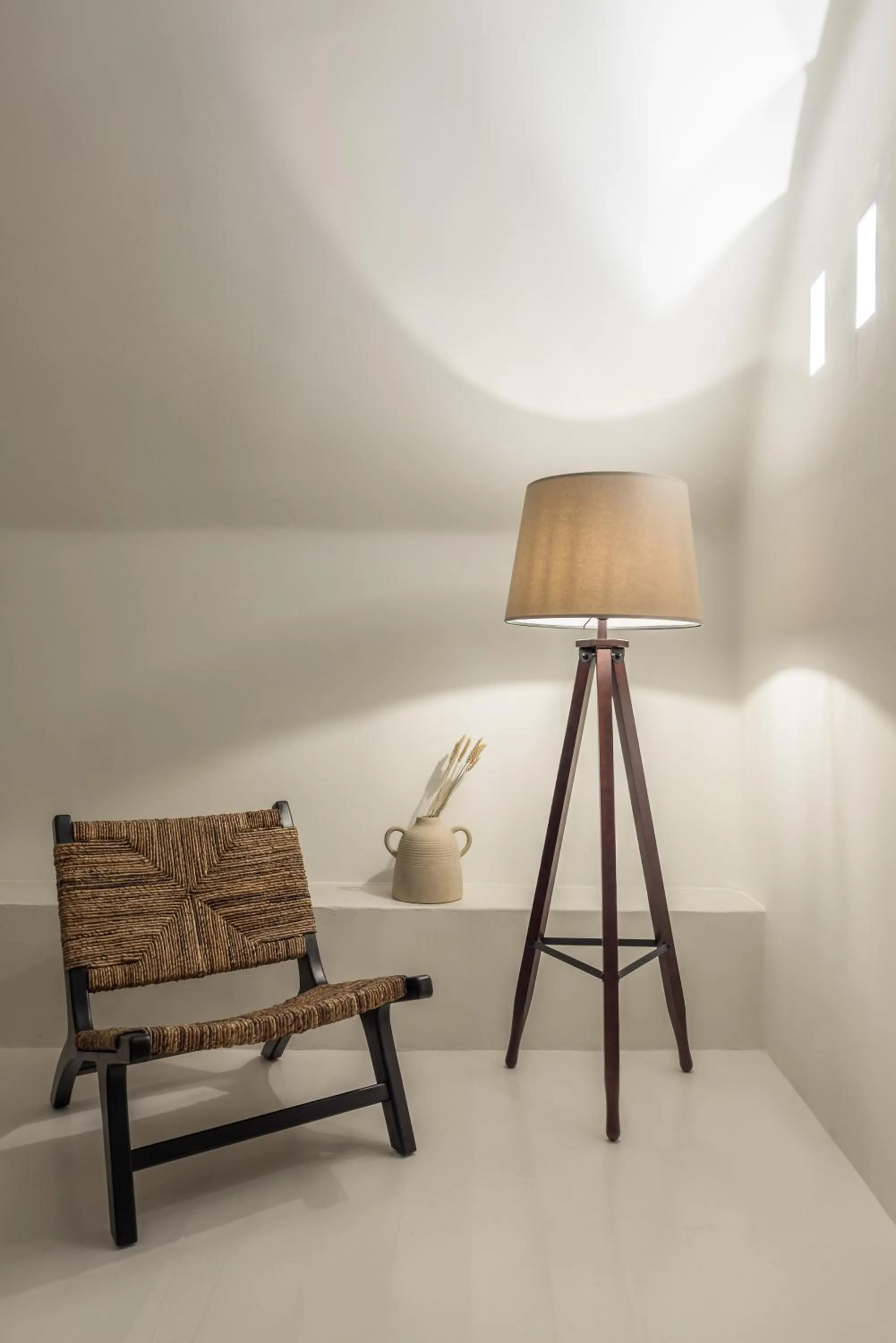 Seating area in Enigma Suites