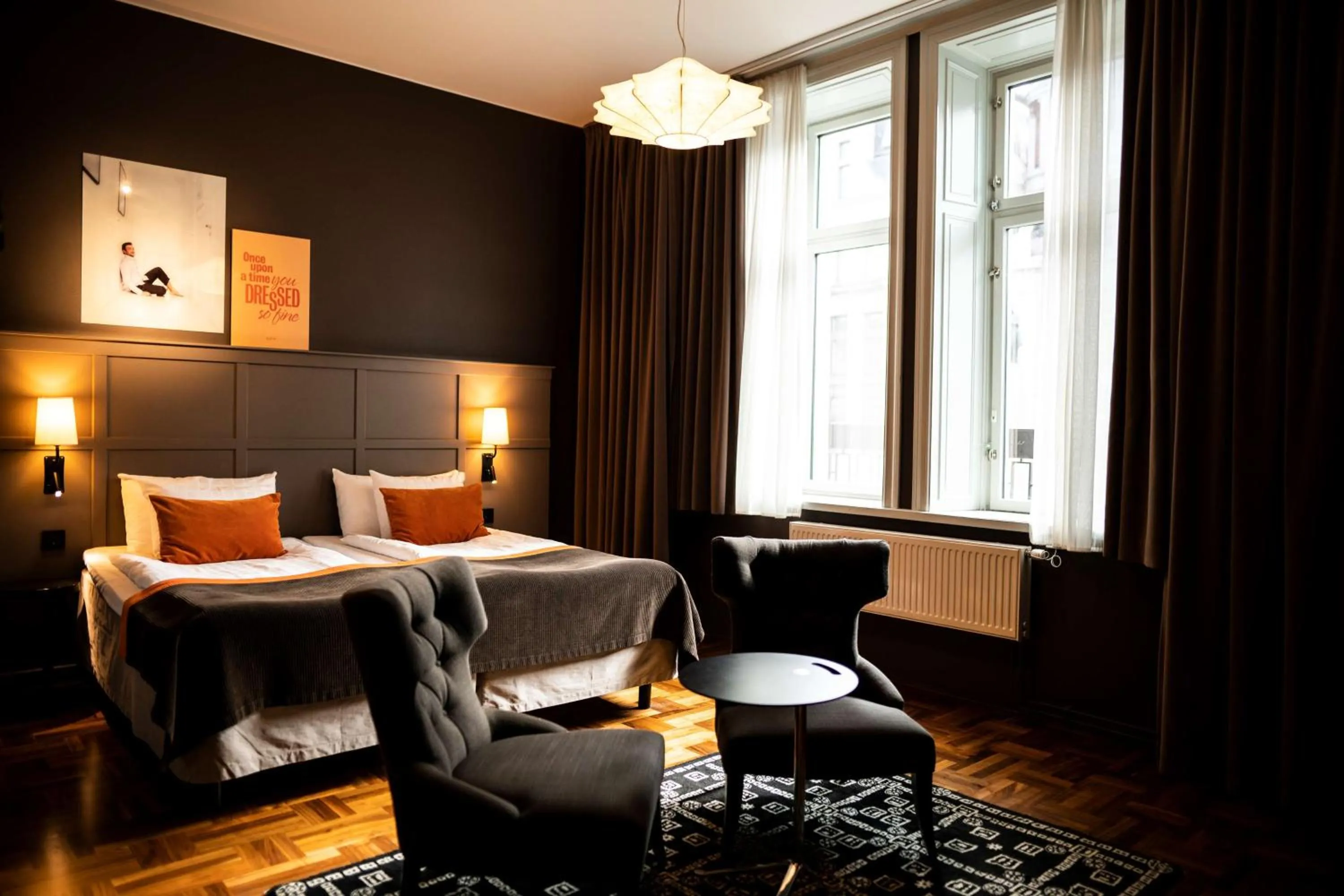 Bedroom, Bed in Scandic Grand Central