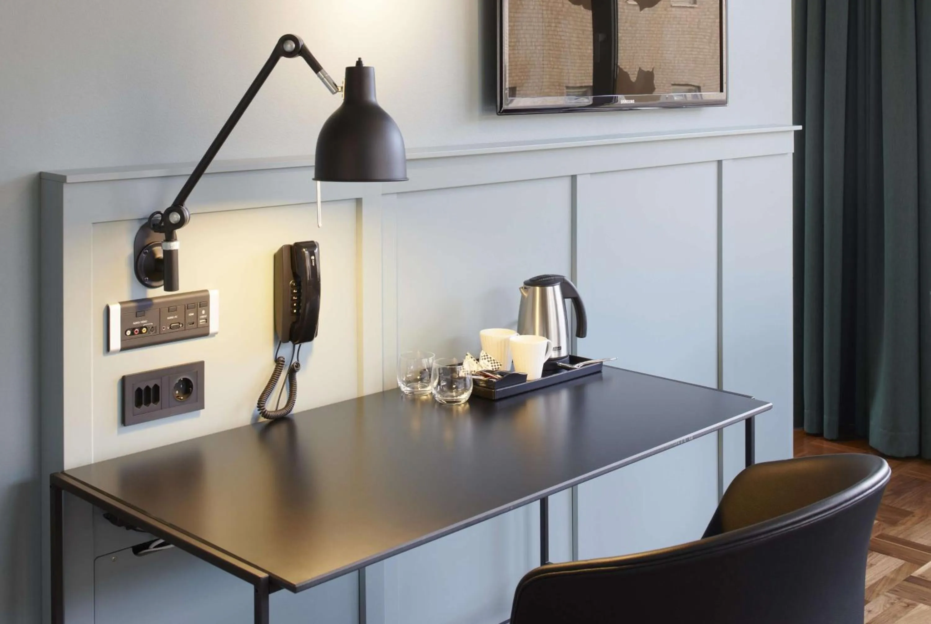 Bedroom in Scandic Grand Central