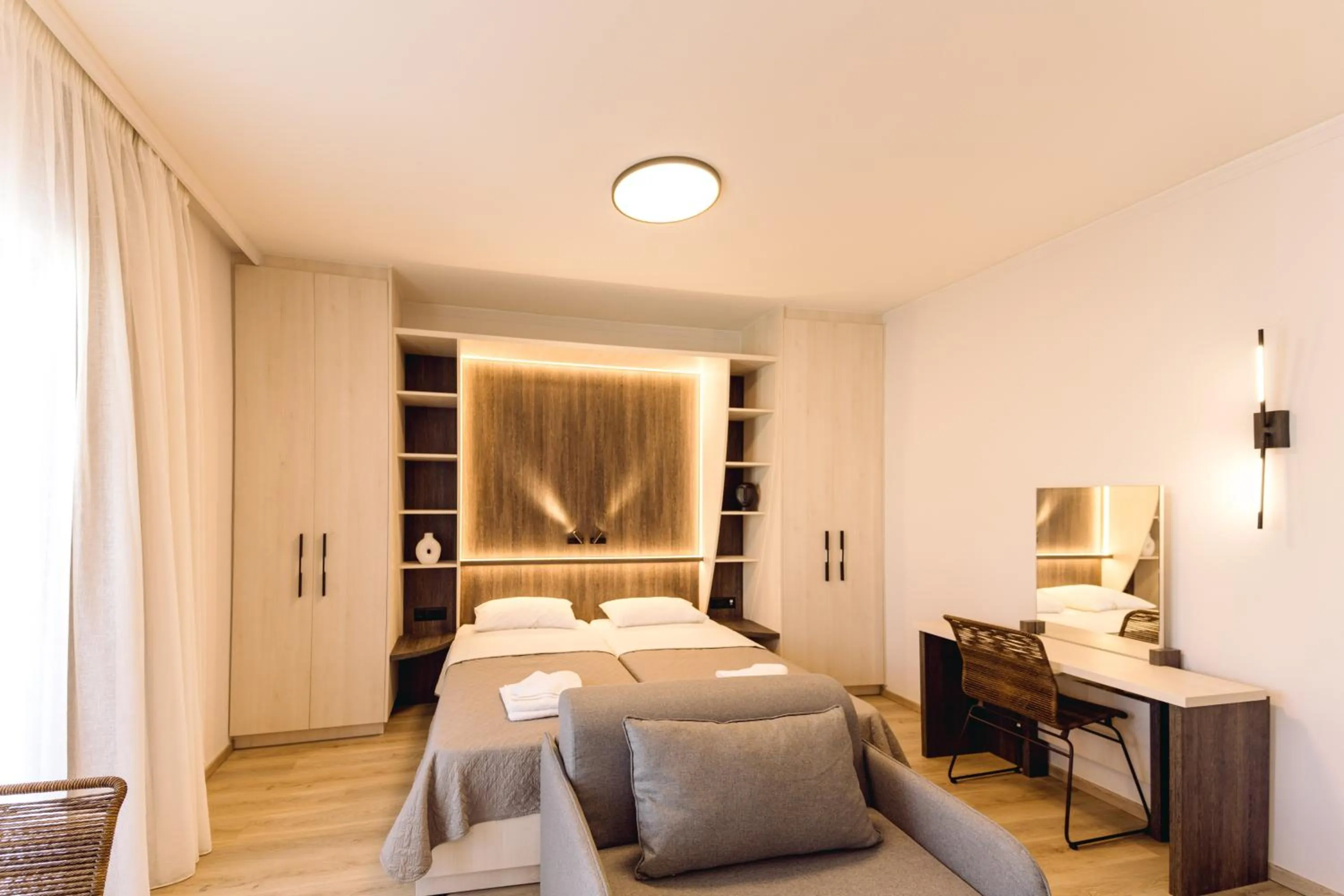 Bed in Medusa Apartments