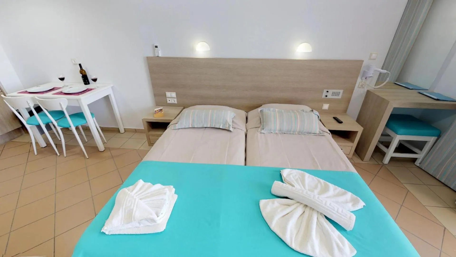 Bed in Medusa Apartments