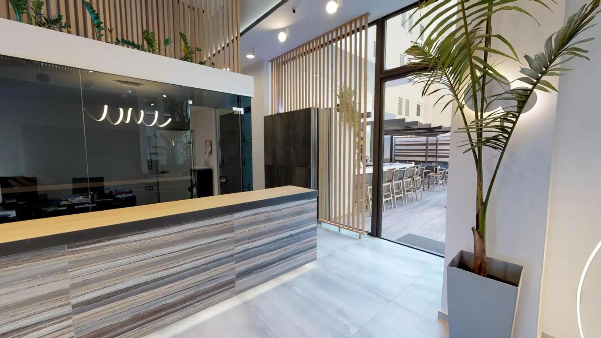 Lobby or reception in Medusa Apartments