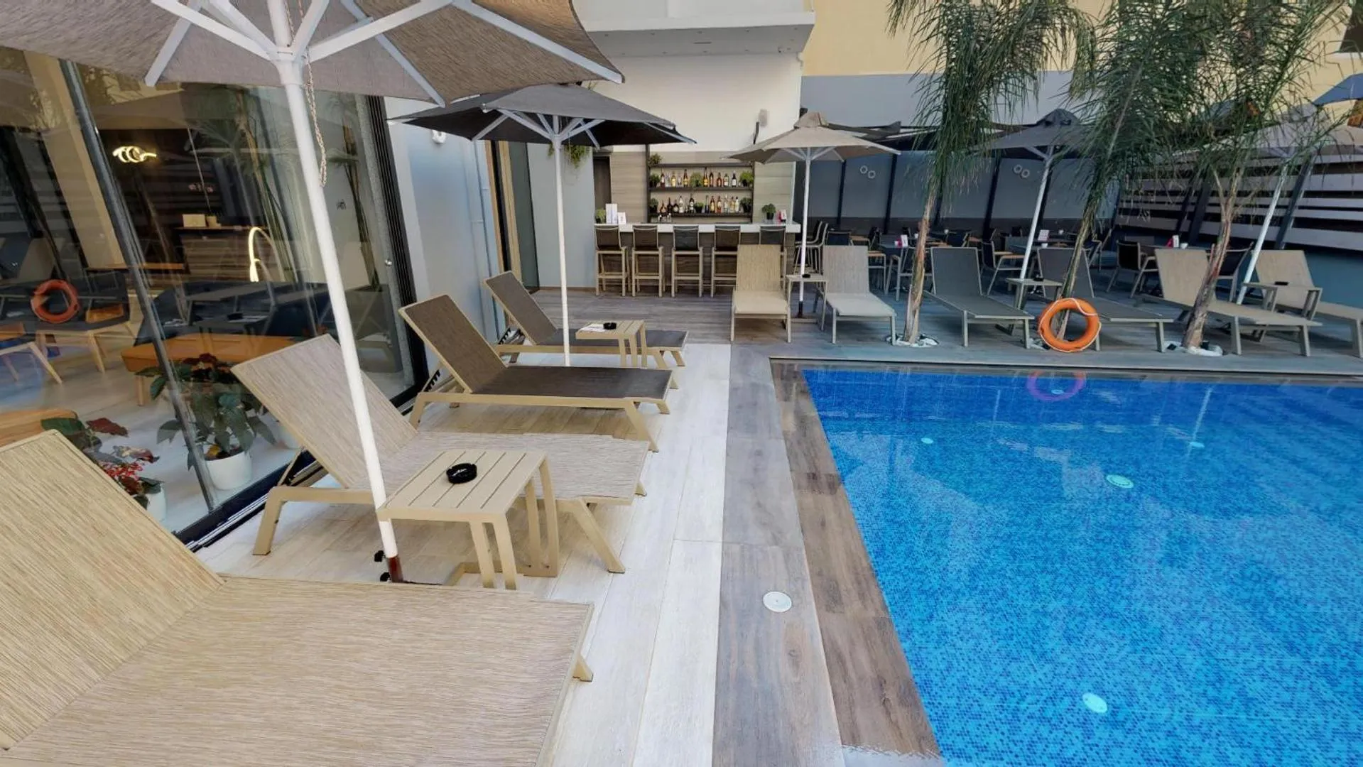 Lounge or bar in Medusa Apartments