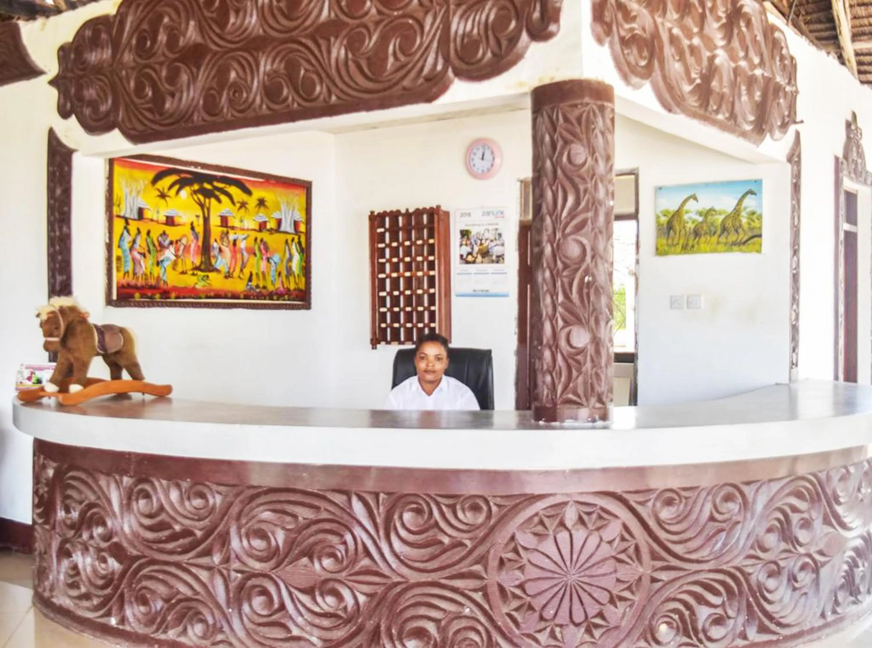 Staff in Coconut Tree Village Beach Resort