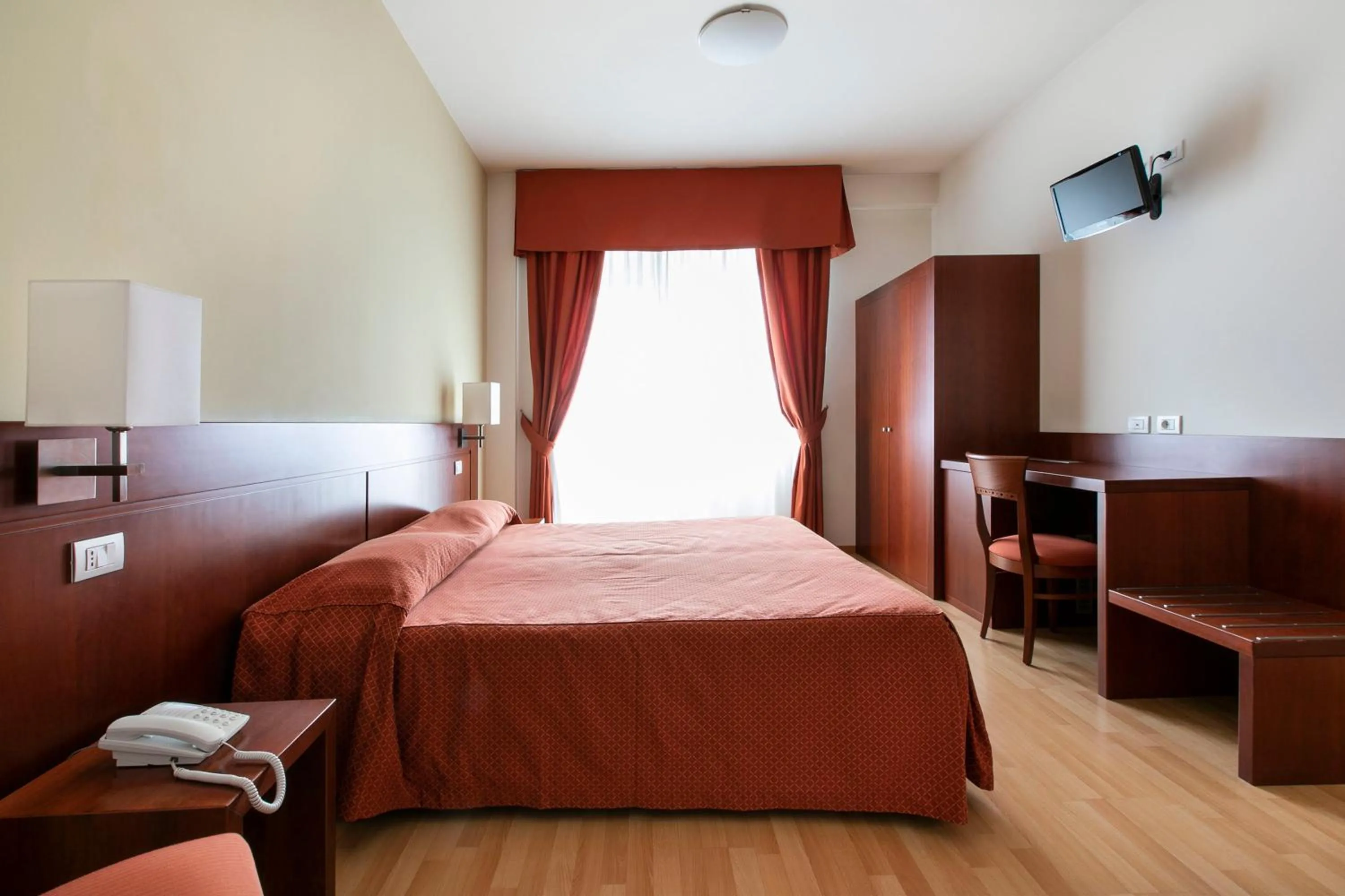 Bed in Hotel Conradi