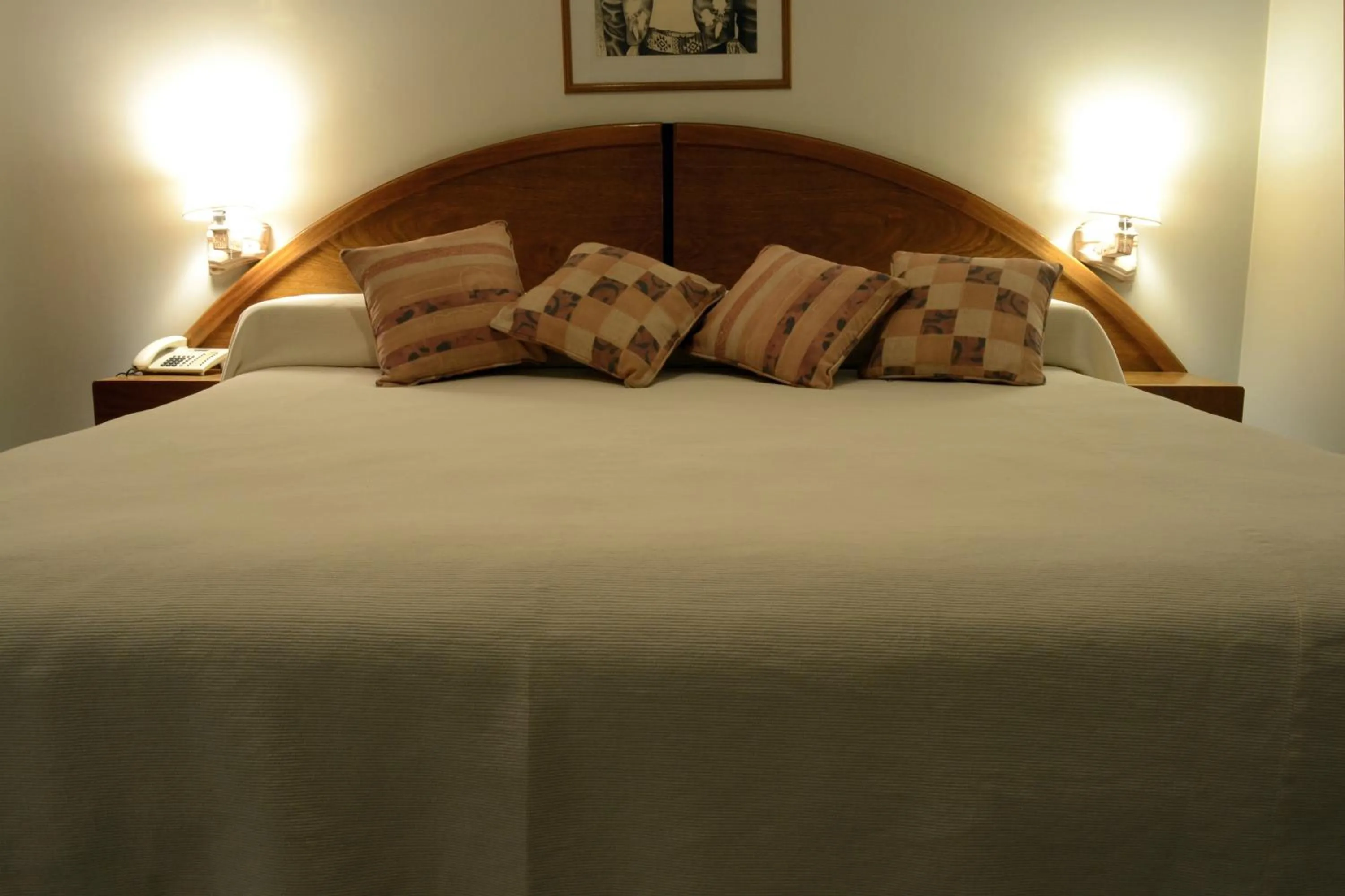 Bed in Apart Hotel Maue