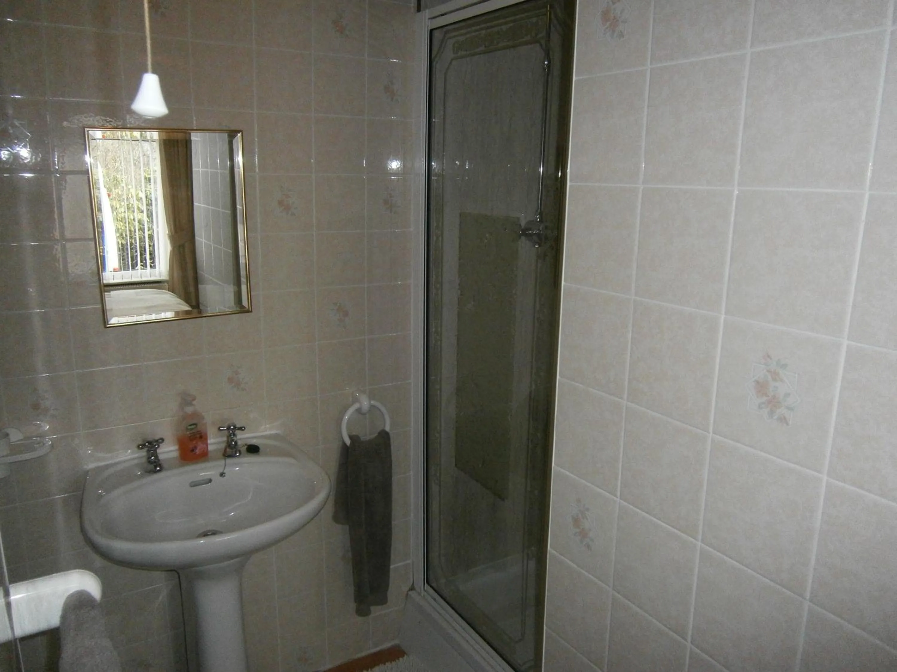 Shower in Fairview Bed and Breakfast