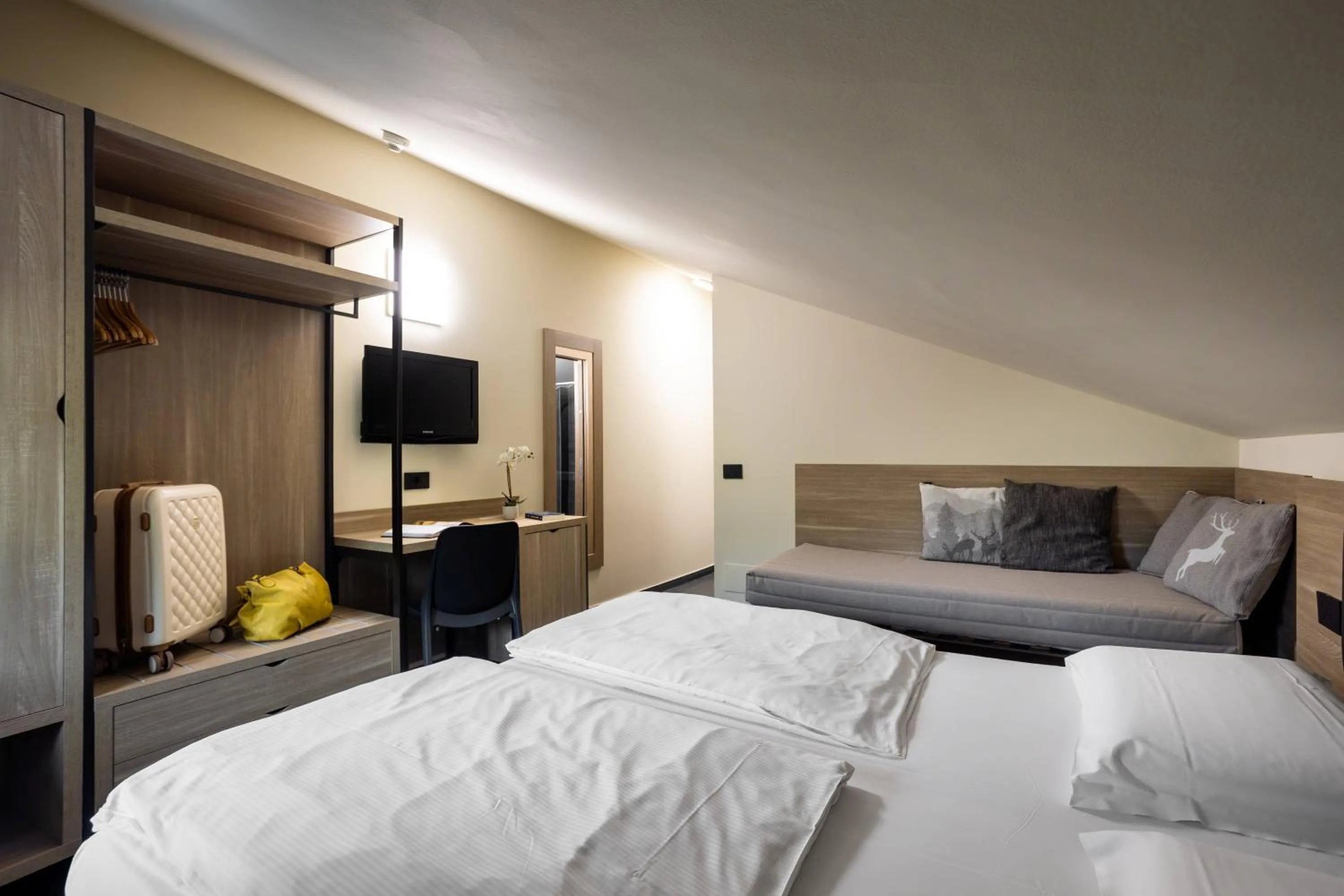 Bed in Hotel Loredana