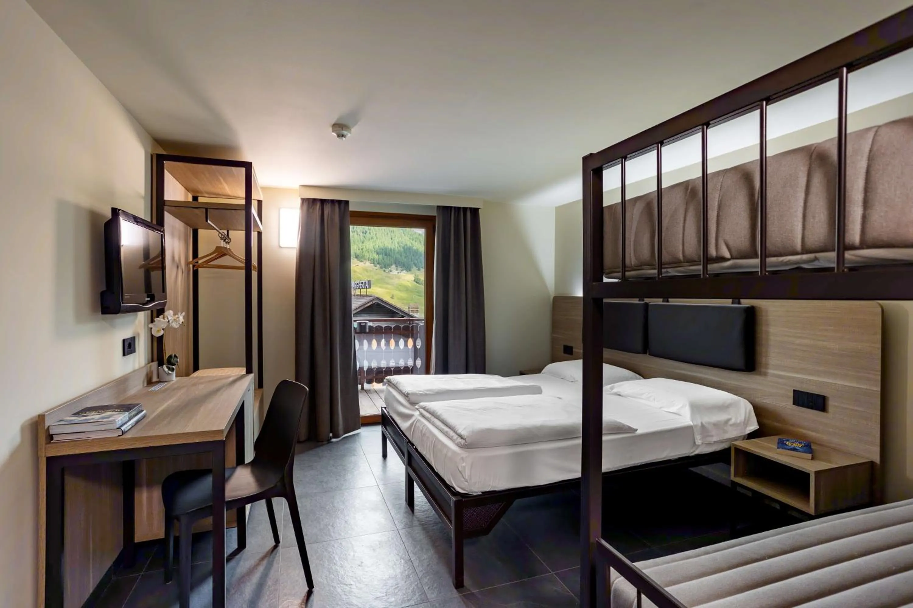 Bed in Hotel Loredana