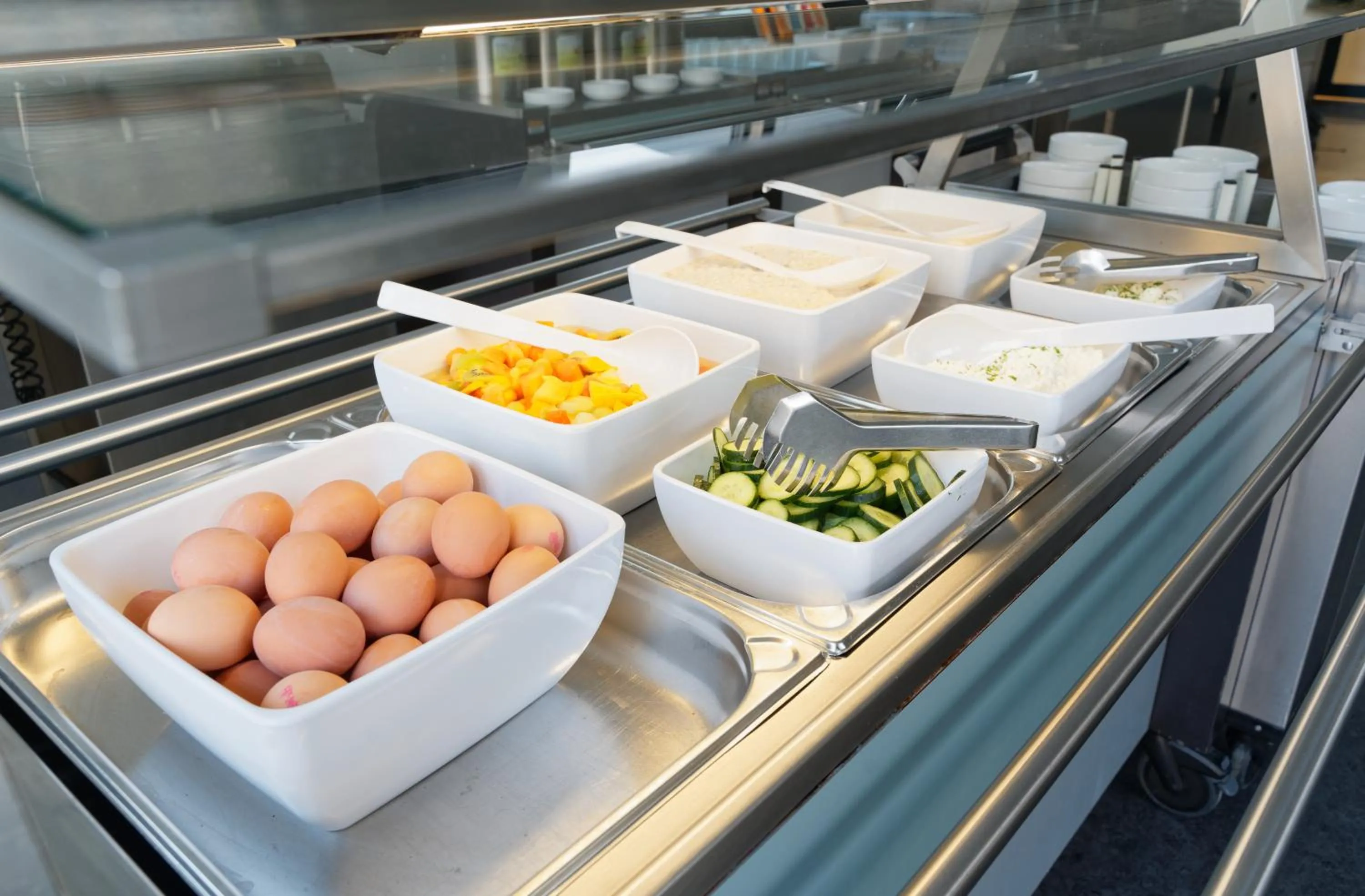 Buffet breakfast in Jugendgästehaus Brigittenau &Brigittenau Youth Palace