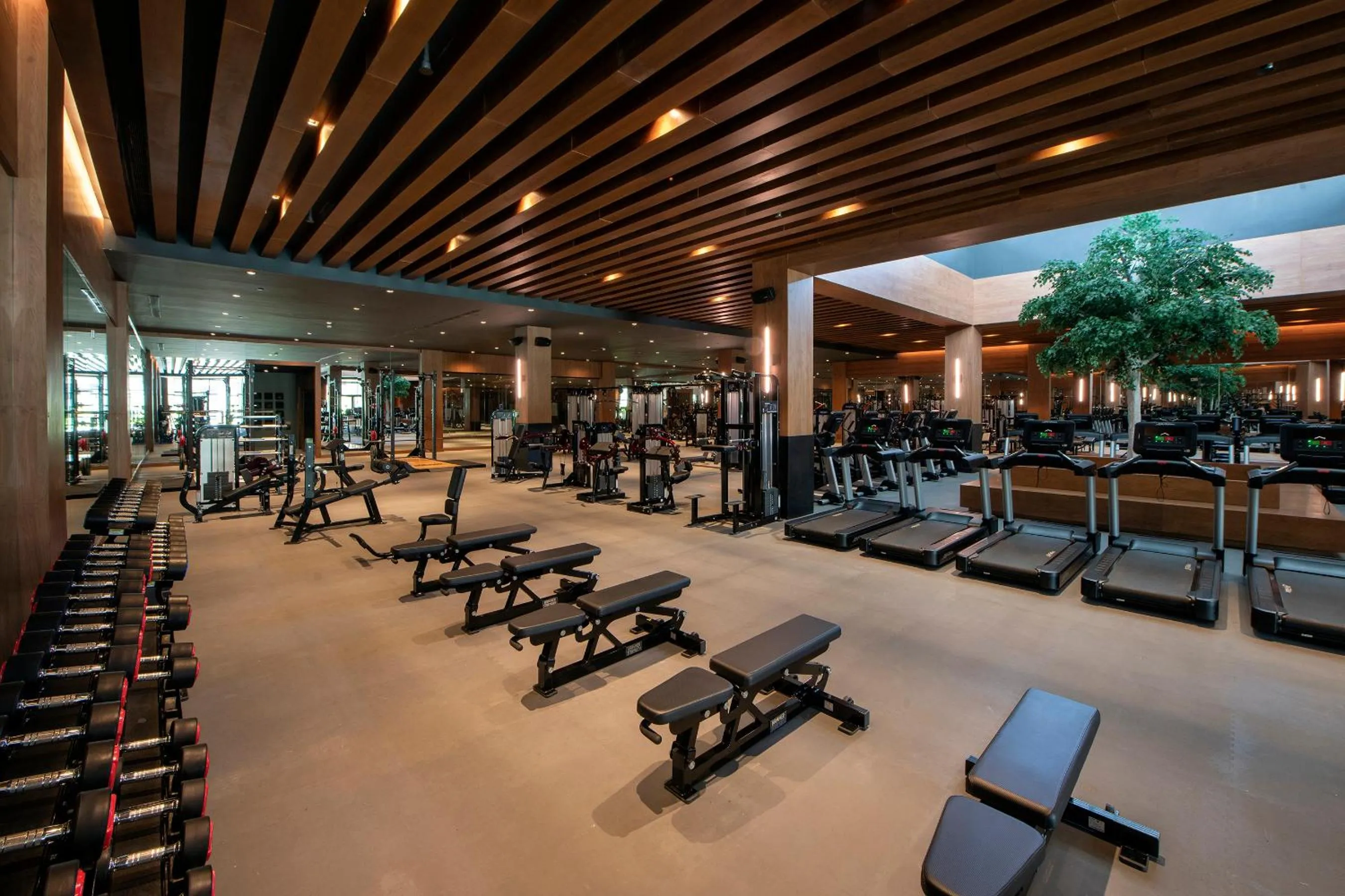 Fitness centre/facilities in Adults Only Club at Lopesan Costa Bávaro Resort