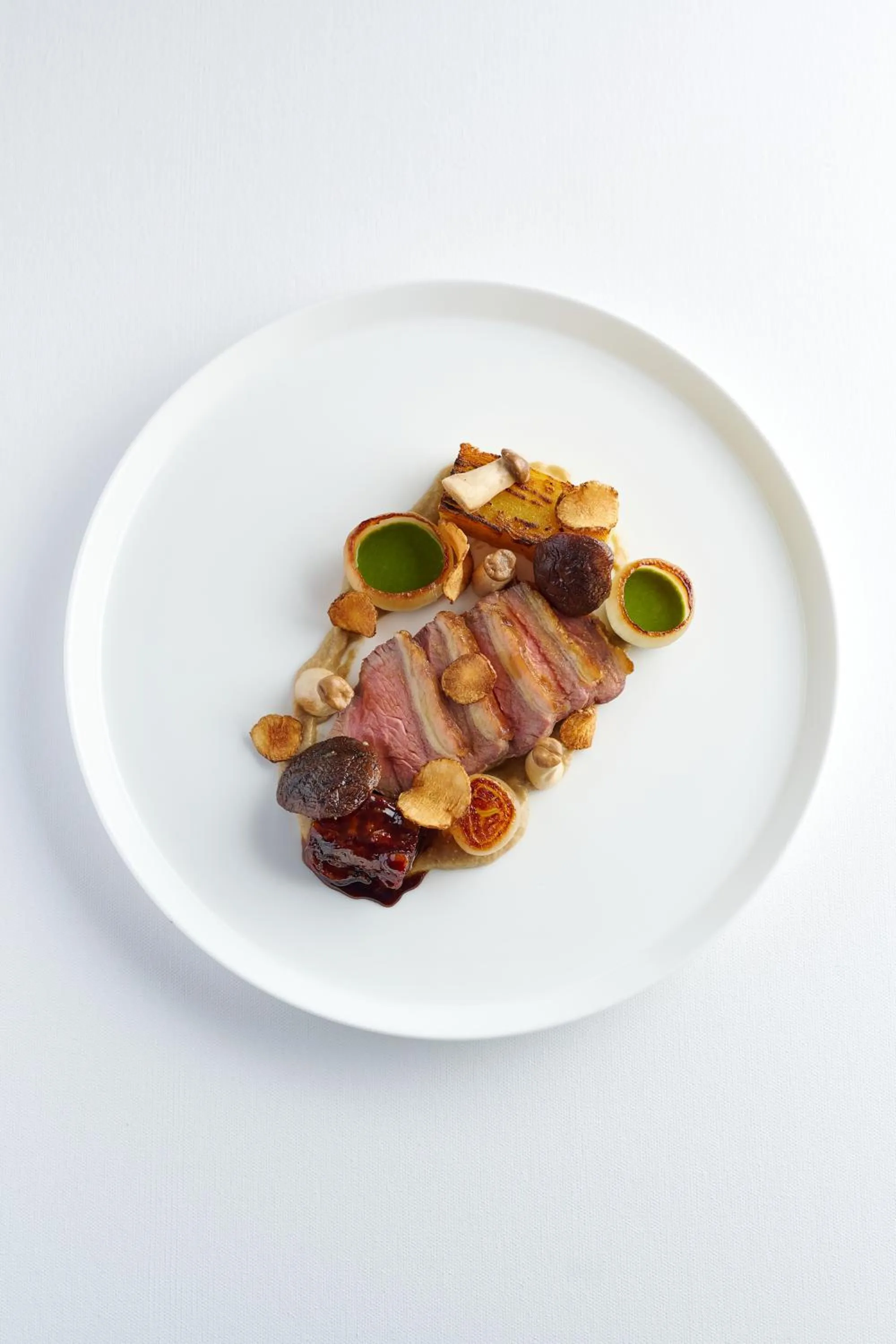 Food close-up in Fischers Baslow Hall - Chatsworth