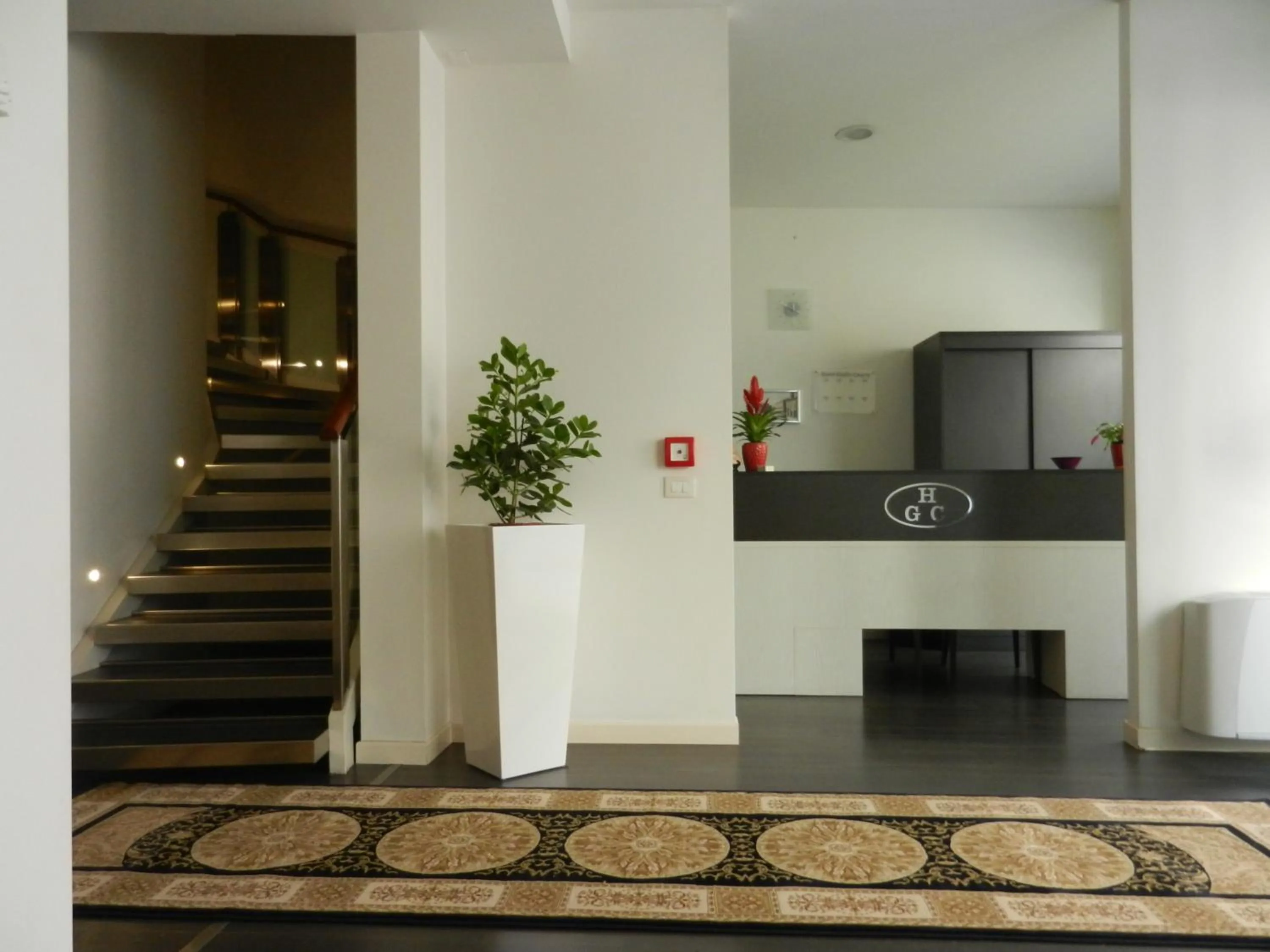 Lobby or reception in Hotel Giulio Cesare