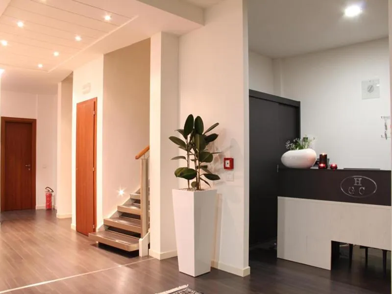 Lobby or reception in Hotel Giulio Cesare