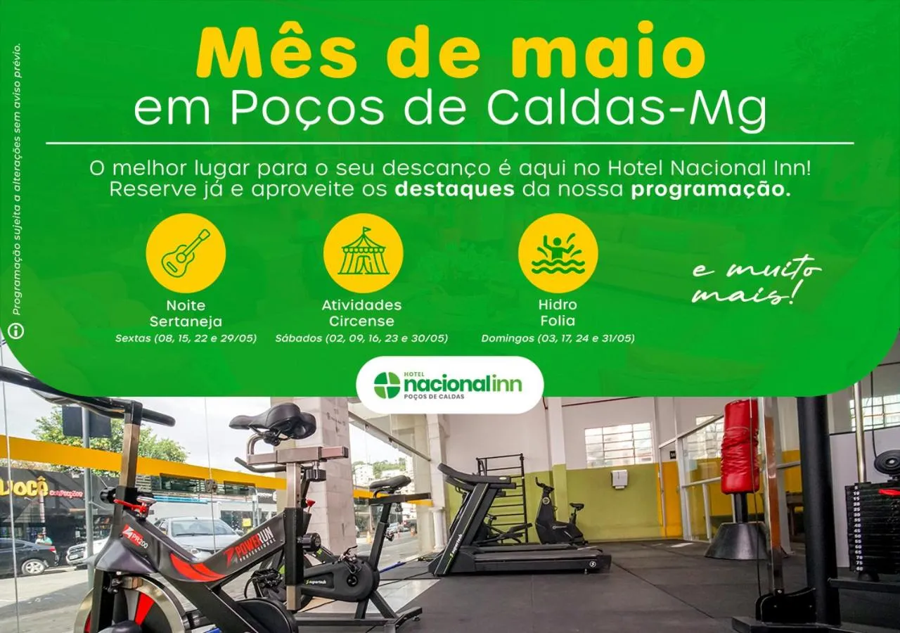 Activities in Hotel Nacional Inn Poços de Caldas - Lazer completo e Gastronomia no Centro