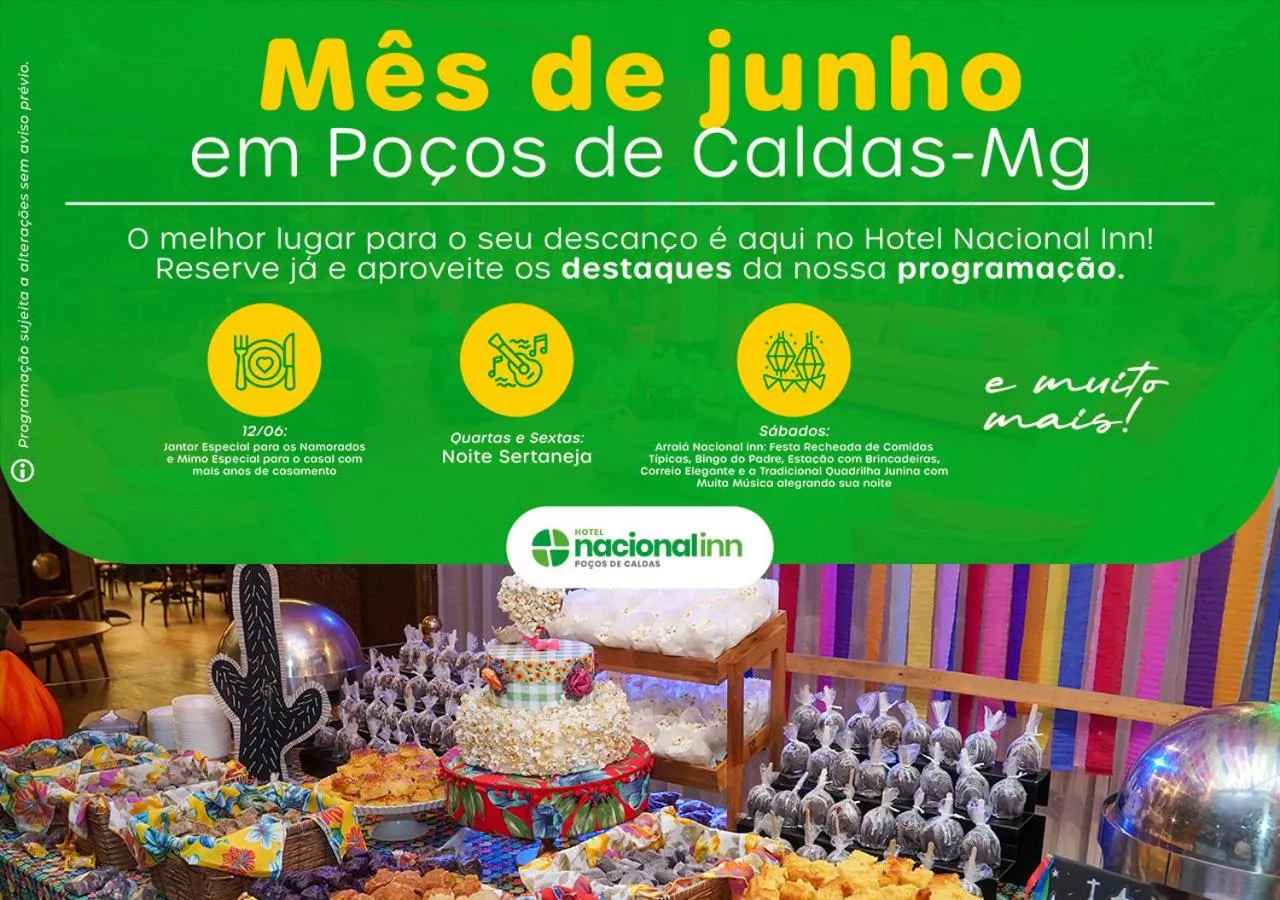 Activities in Hotel Nacional Inn Poços de Caldas - Lazer completo e Gastronomia no Centro