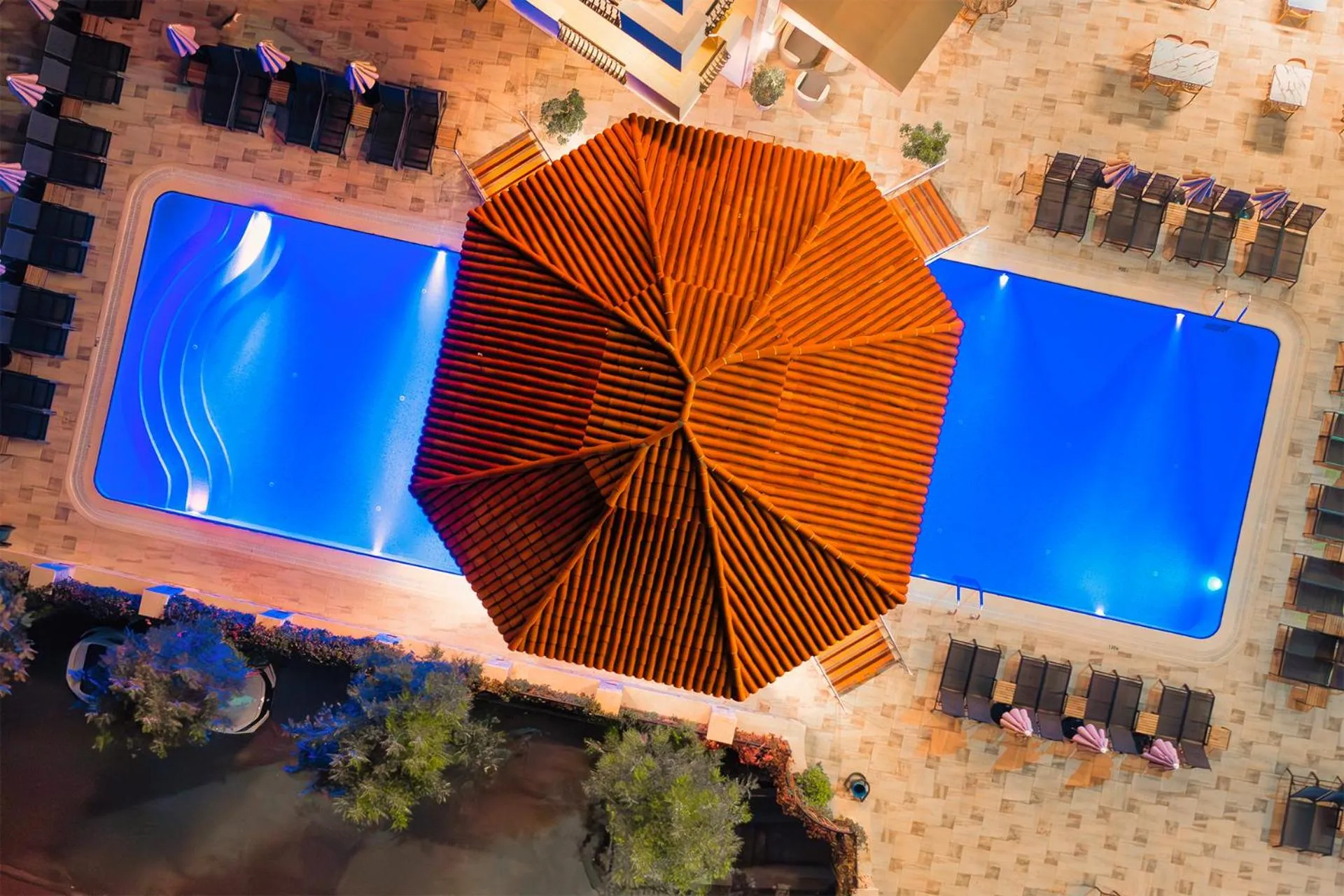 Pool view in Villa Sunflower Hotel - All Inclusive