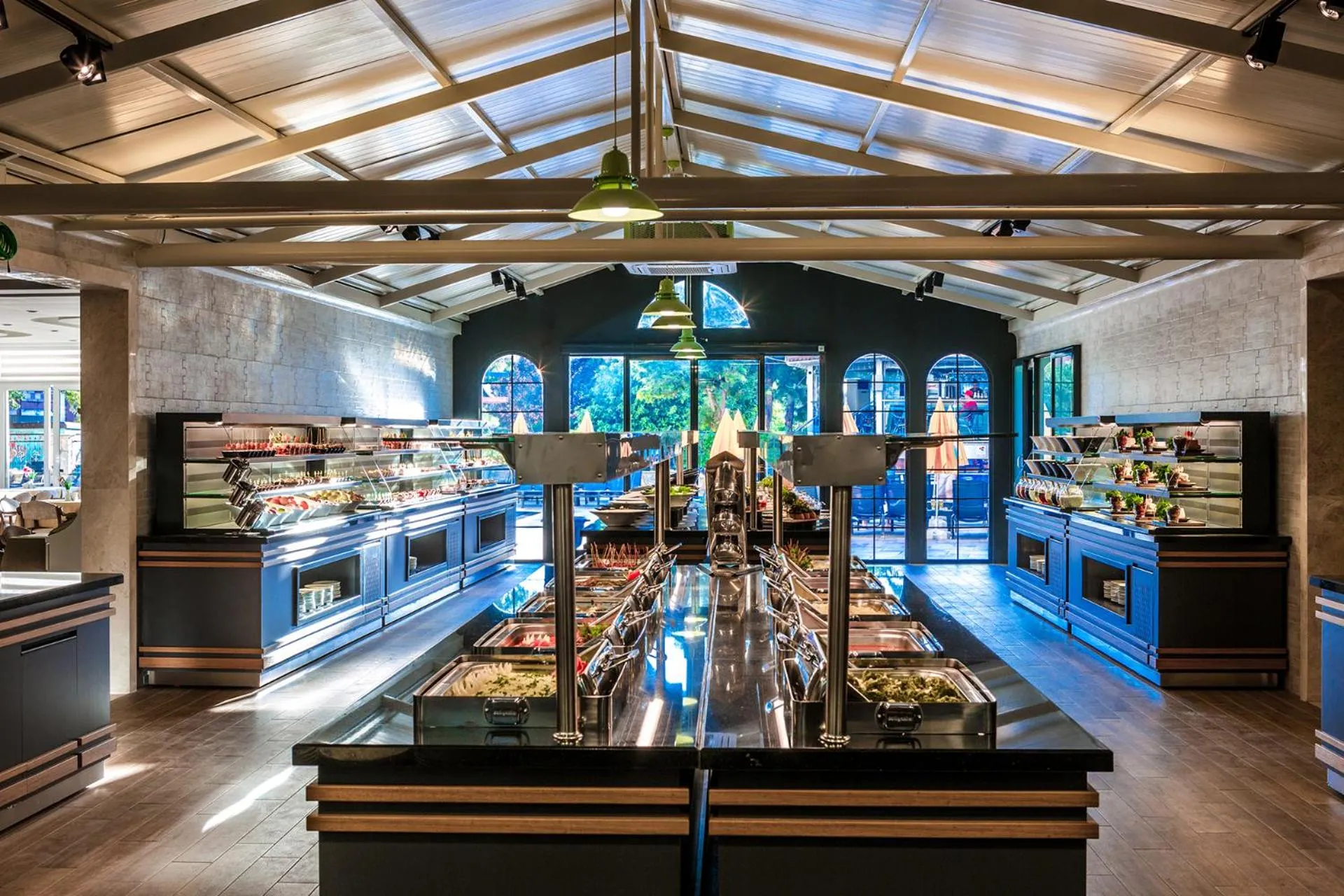 Buffet breakfast in Villa Sunflower Hotel - All Inclusive