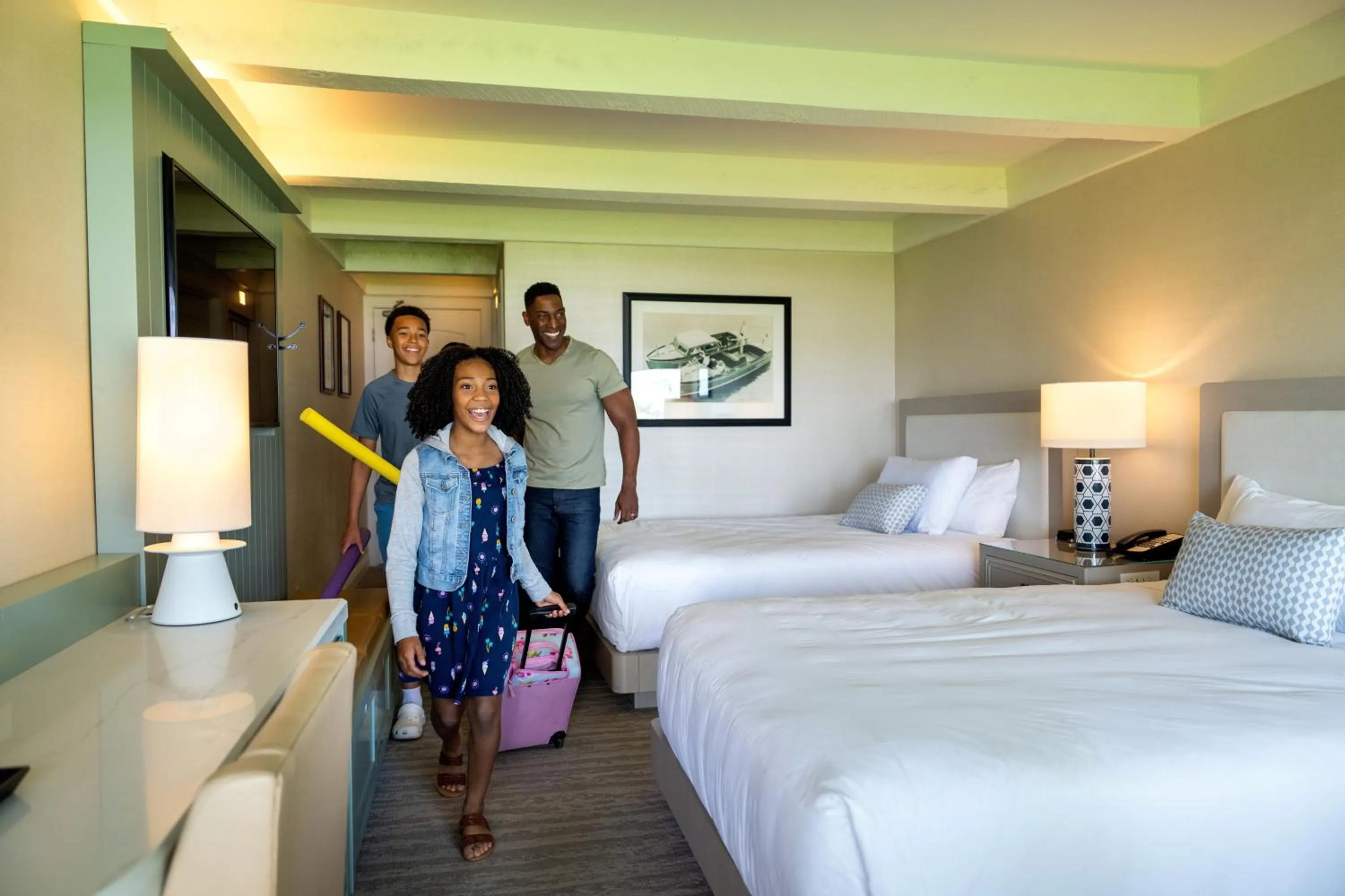 People, Bed in The Abbey Resort