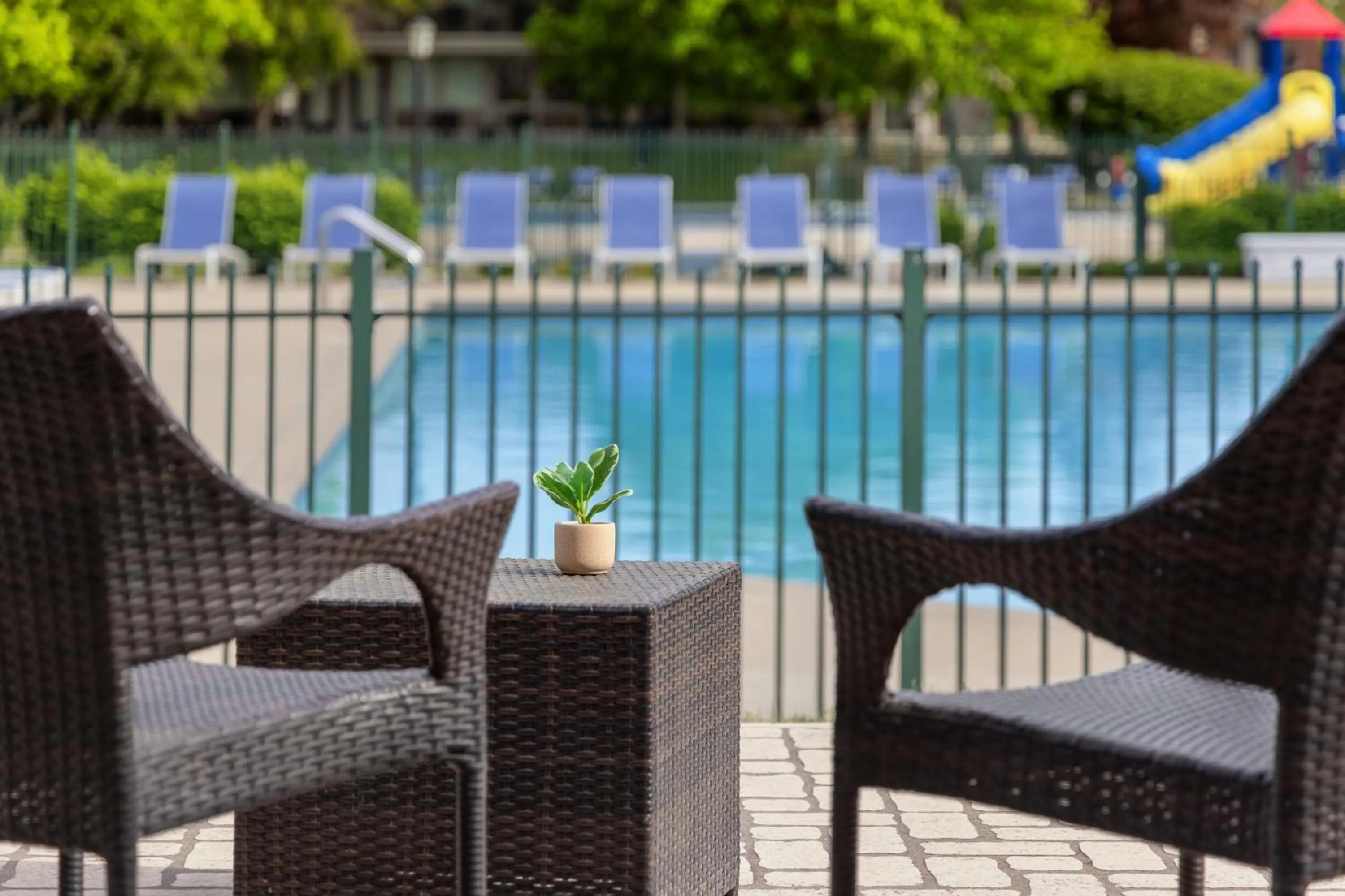 Patio in The Abbey Resort