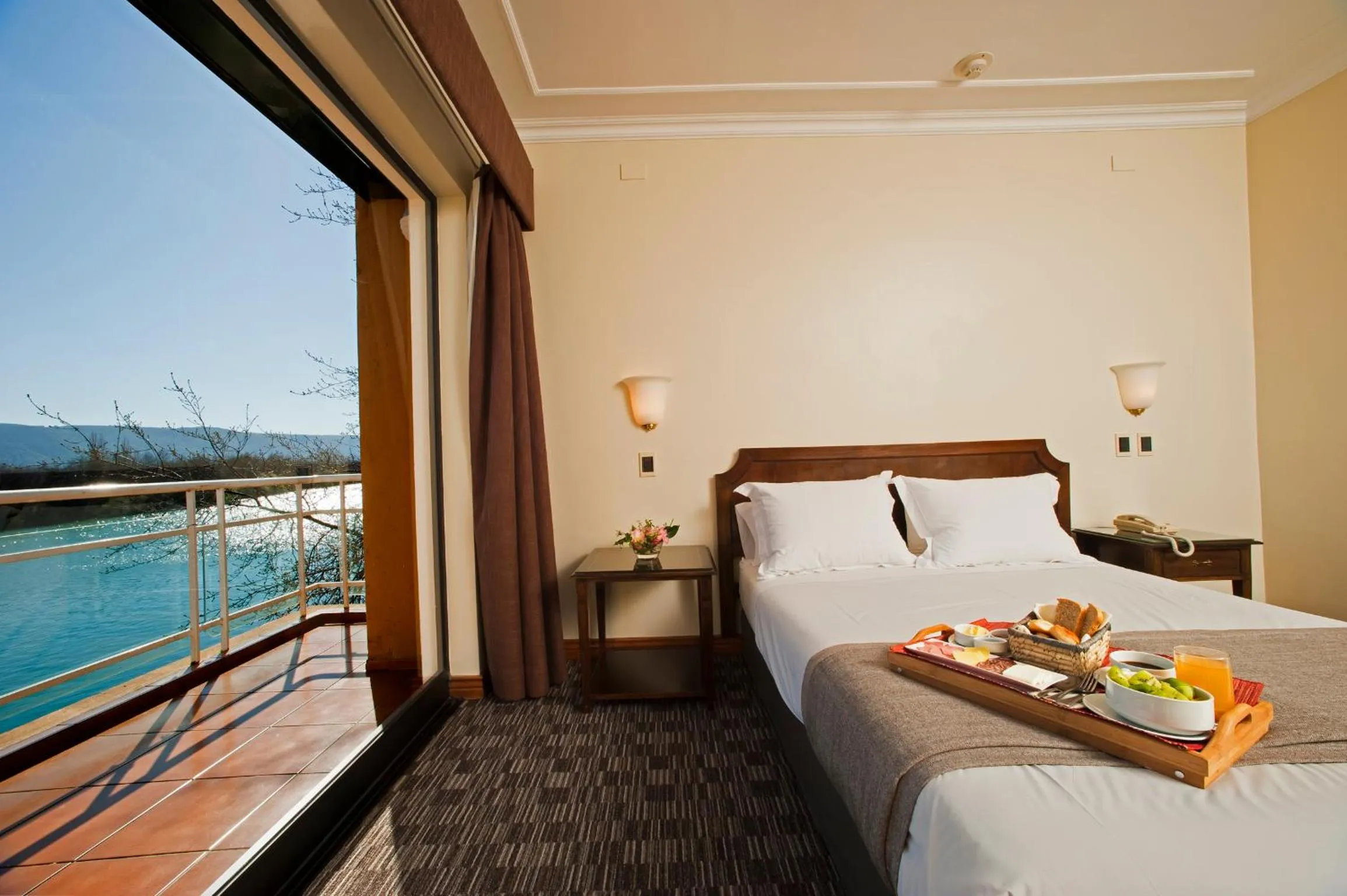 Decorative detail, Bed in Hotel Naguilan