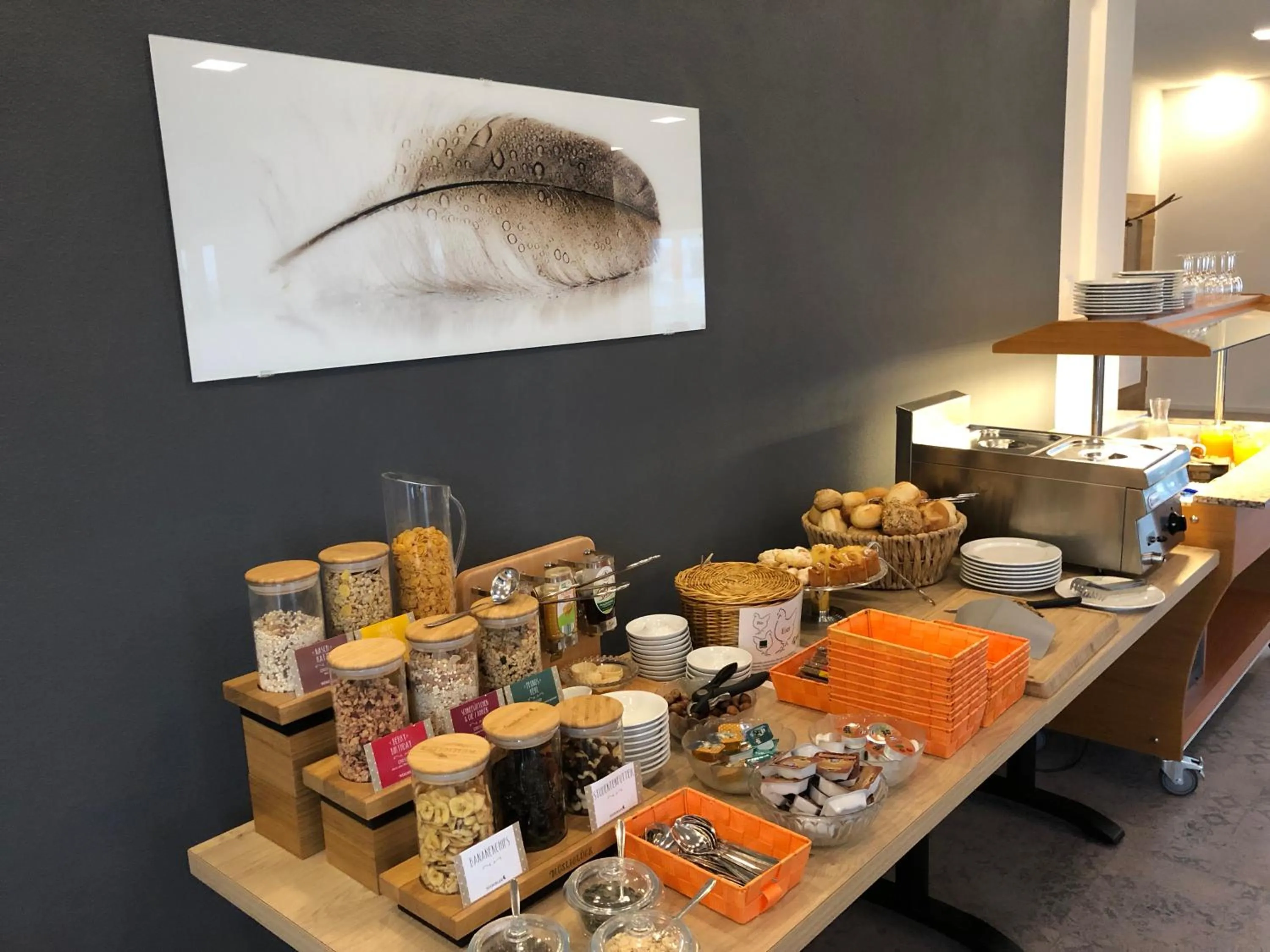 Buffet breakfast in Gasthof Linde - Hotel Blum