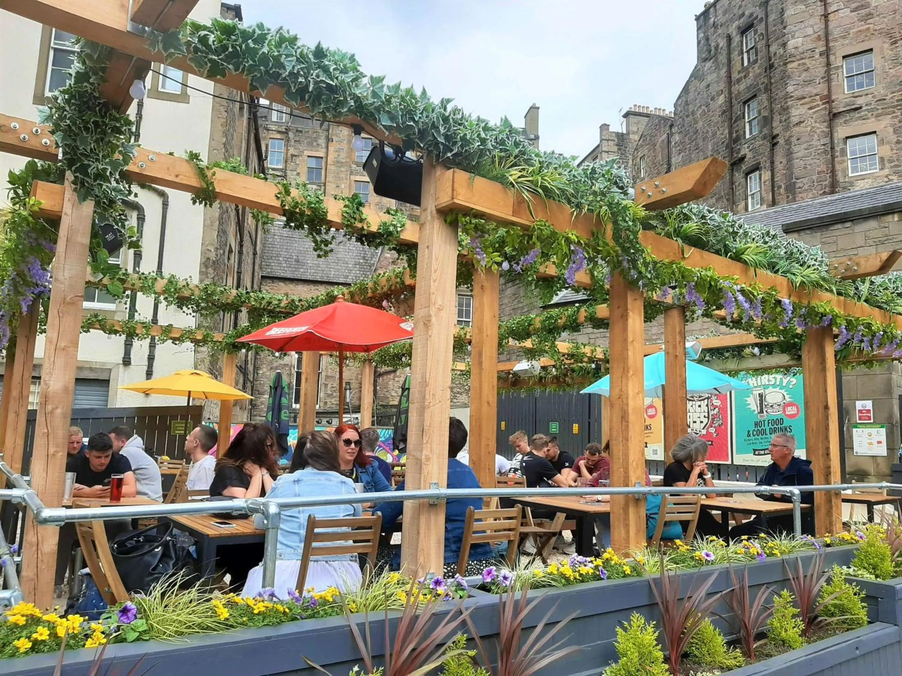 Patio in Kick Ass Greyfriars (18+)