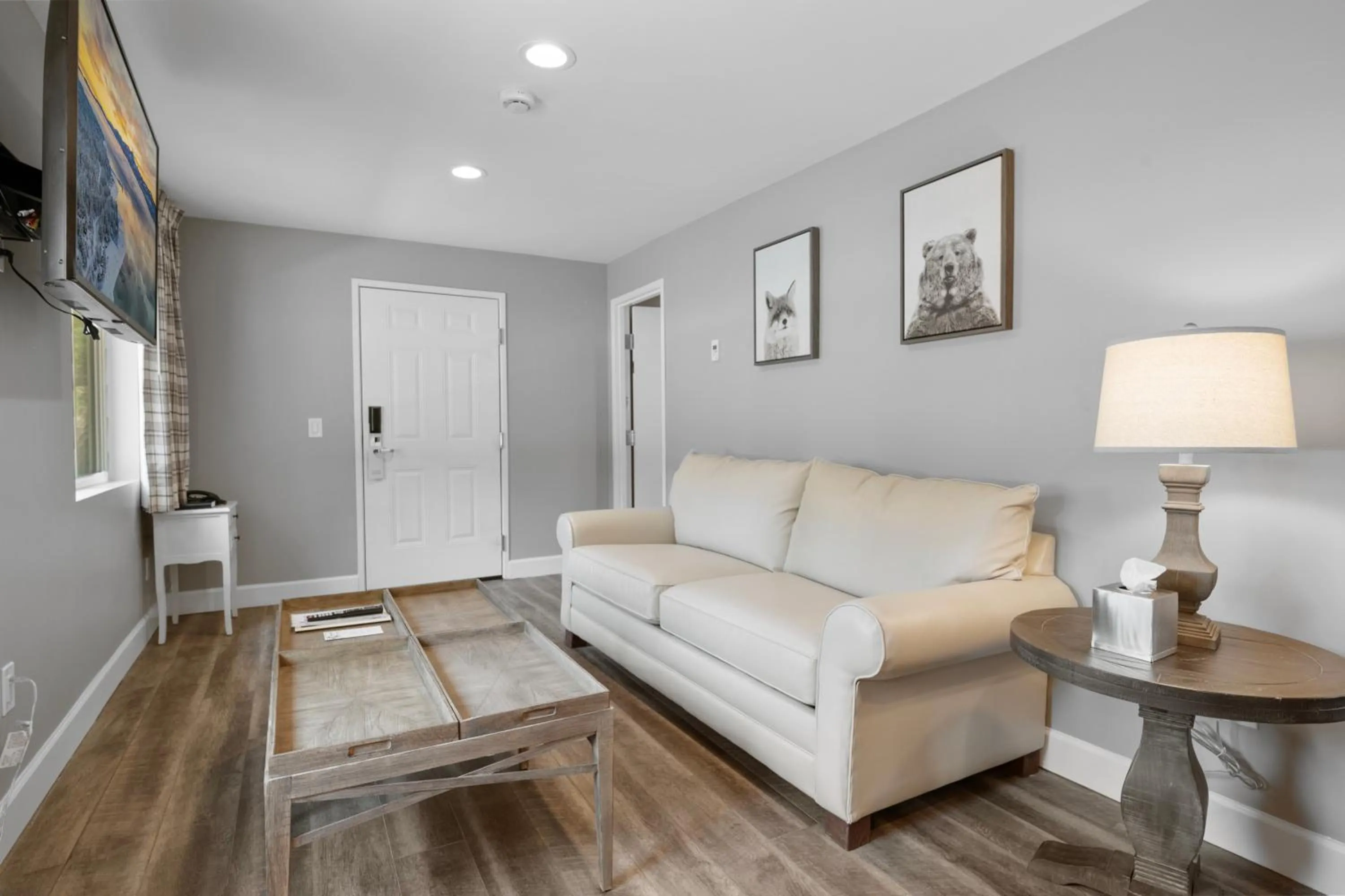 Seating area in Big Bear Frontier