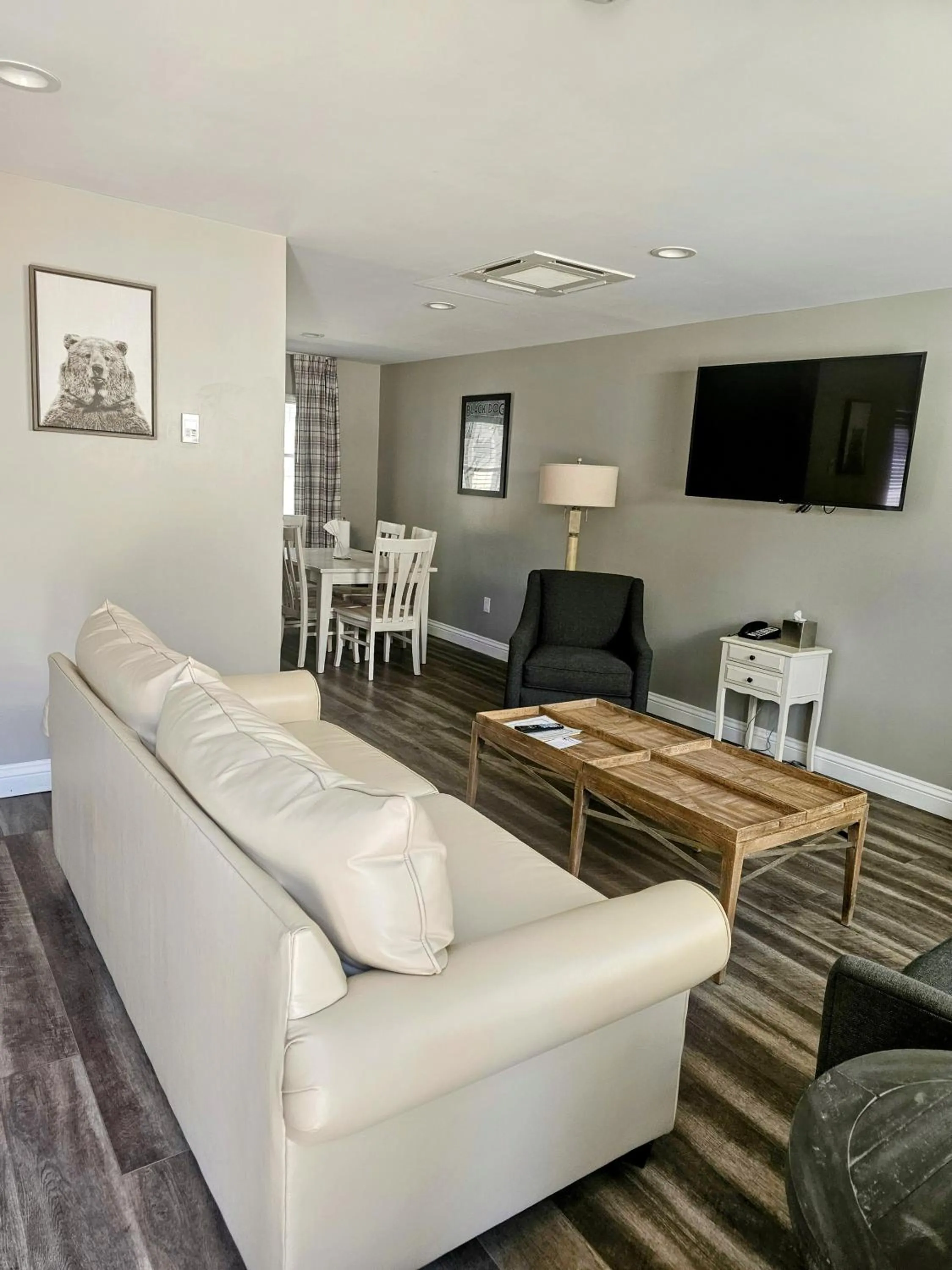 Seating area in Big Bear Frontier