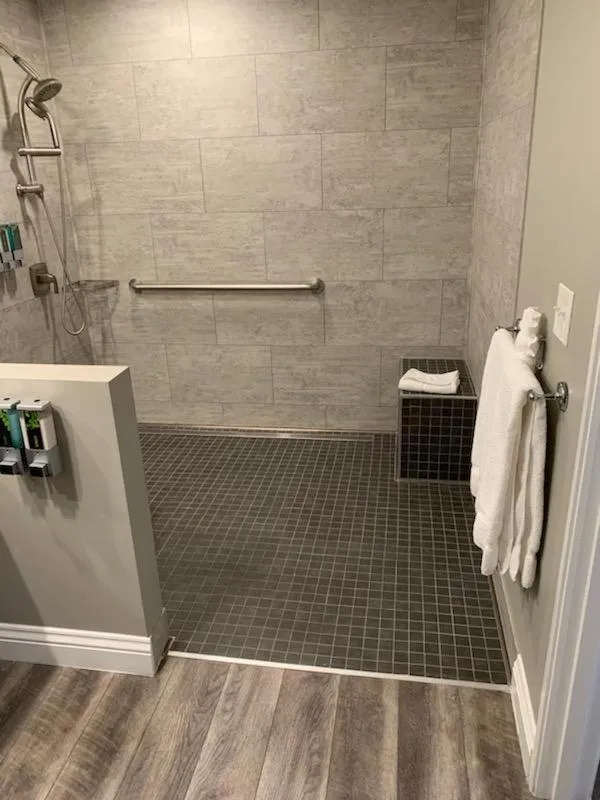 Shower in Big Bear Frontier