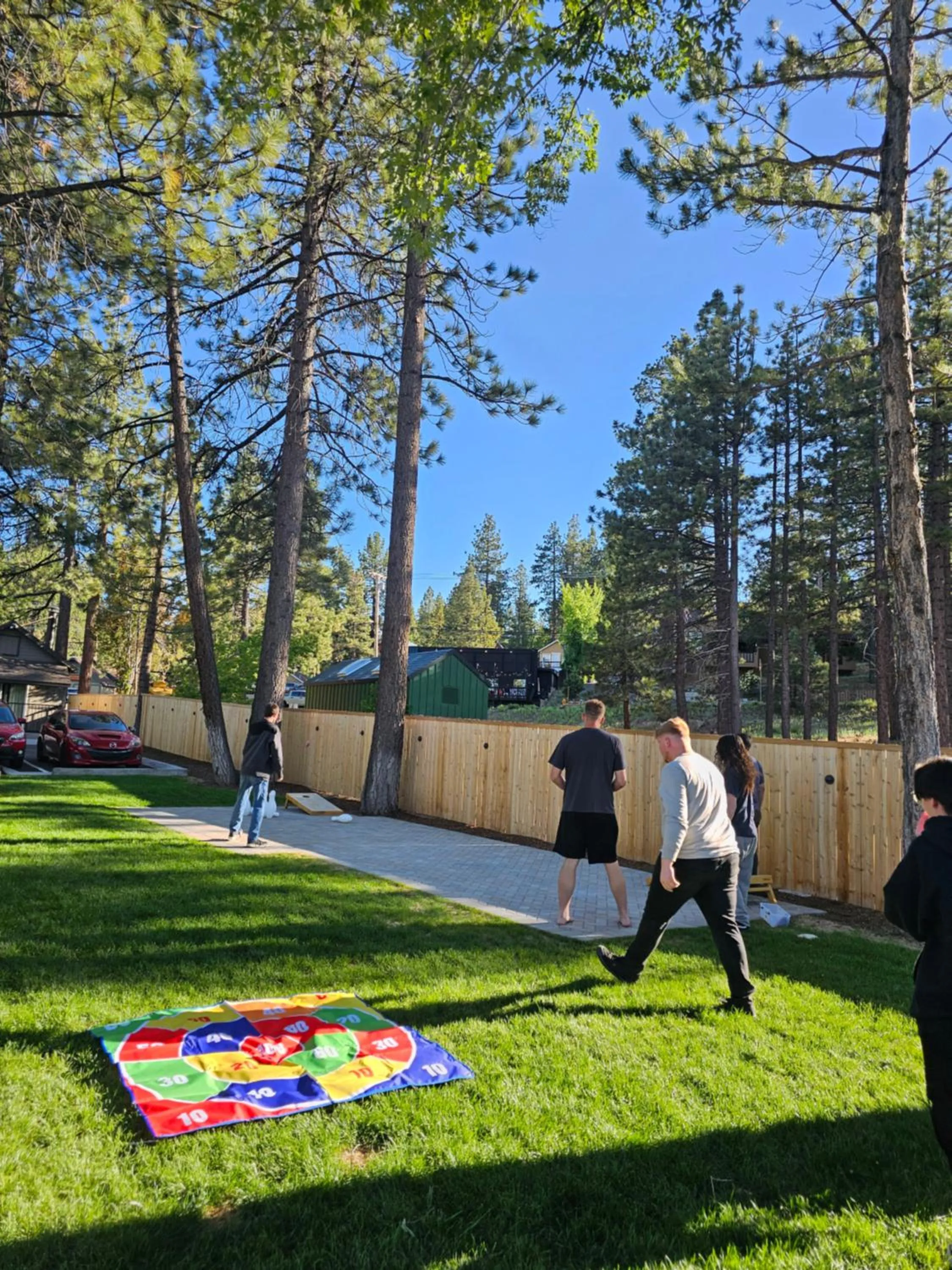 People in Big Bear Frontier