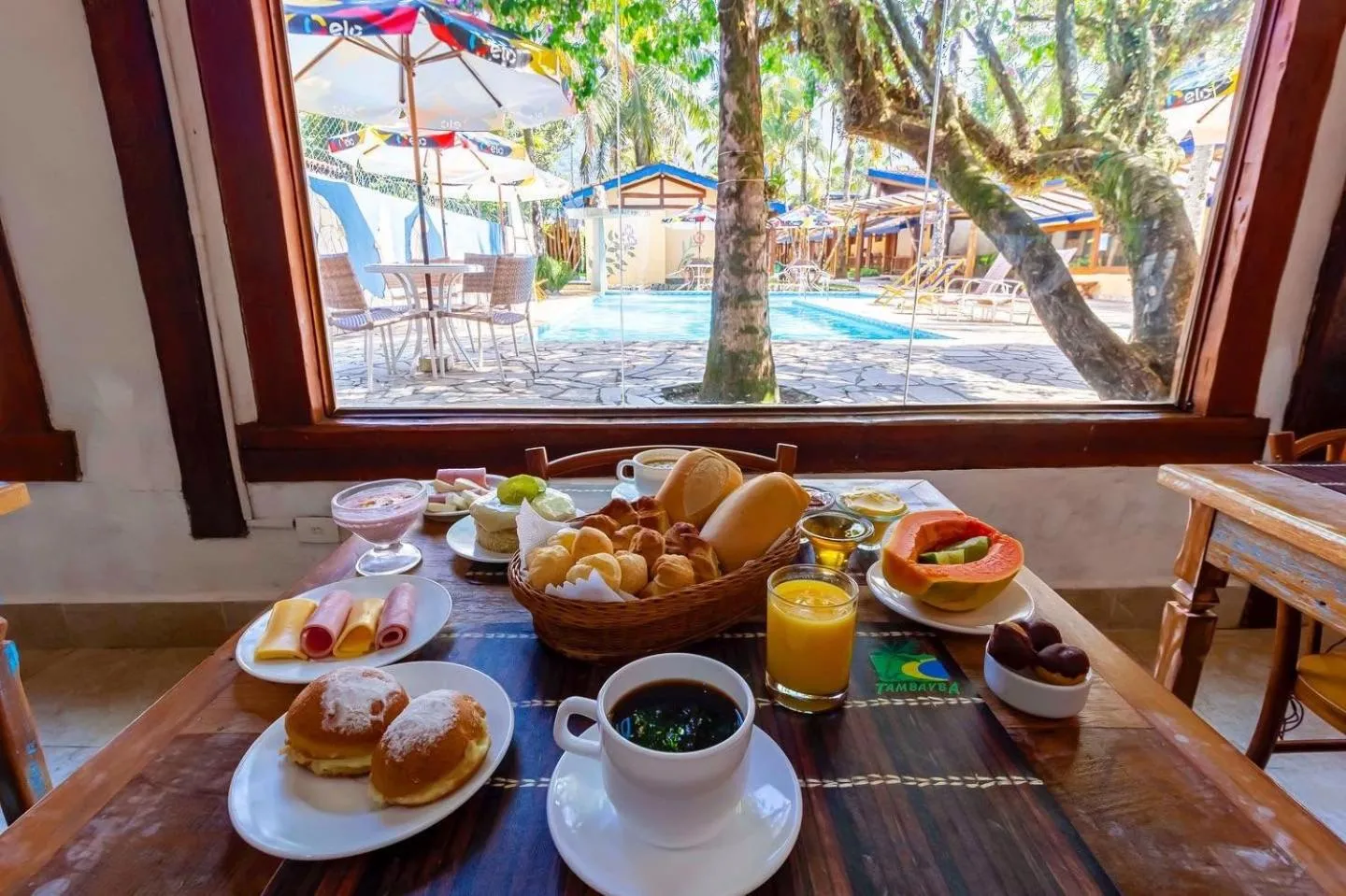 Breakfast in Pousada Tambayba