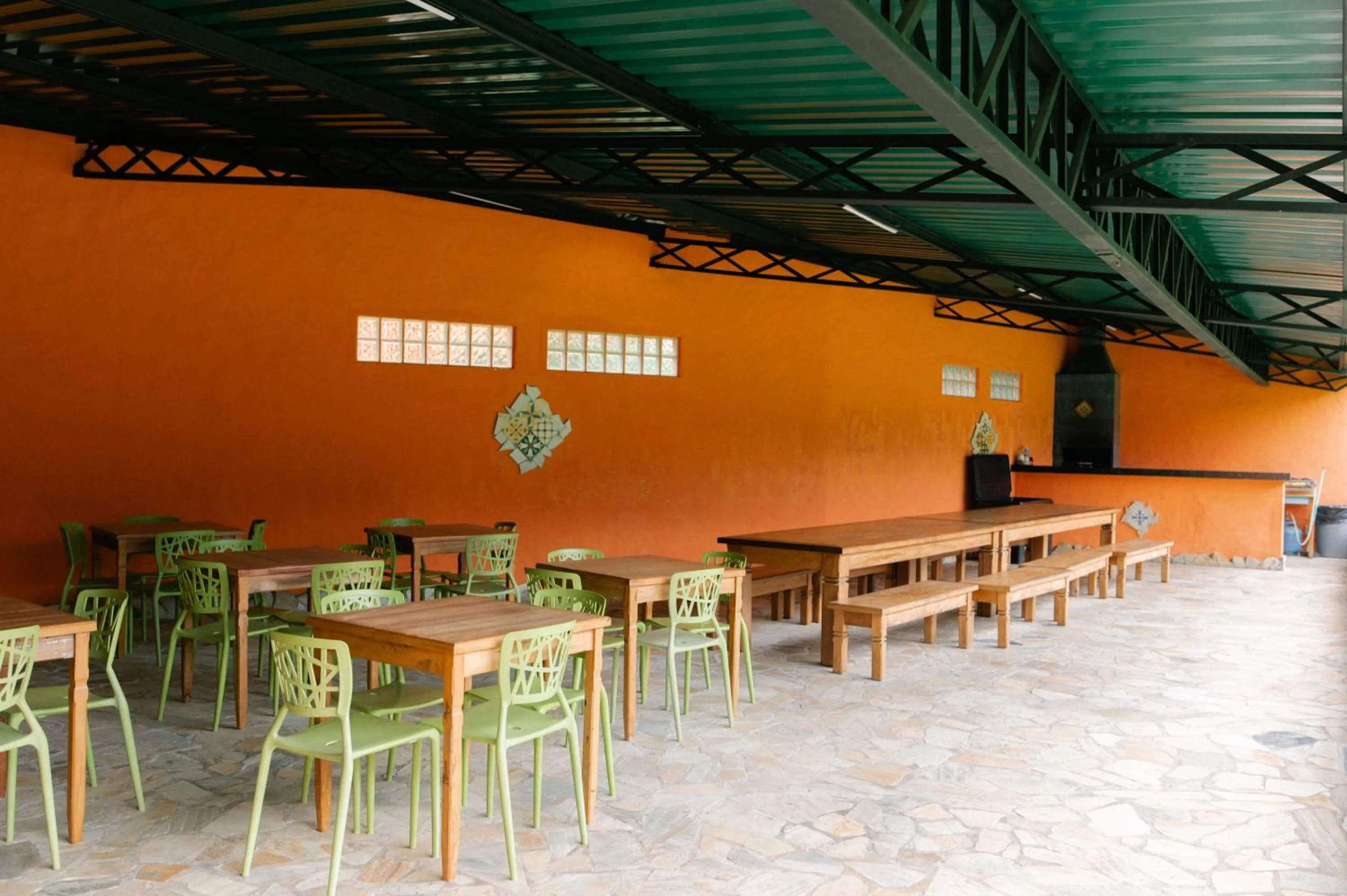 BBQ facilities in Pousada Tambayba