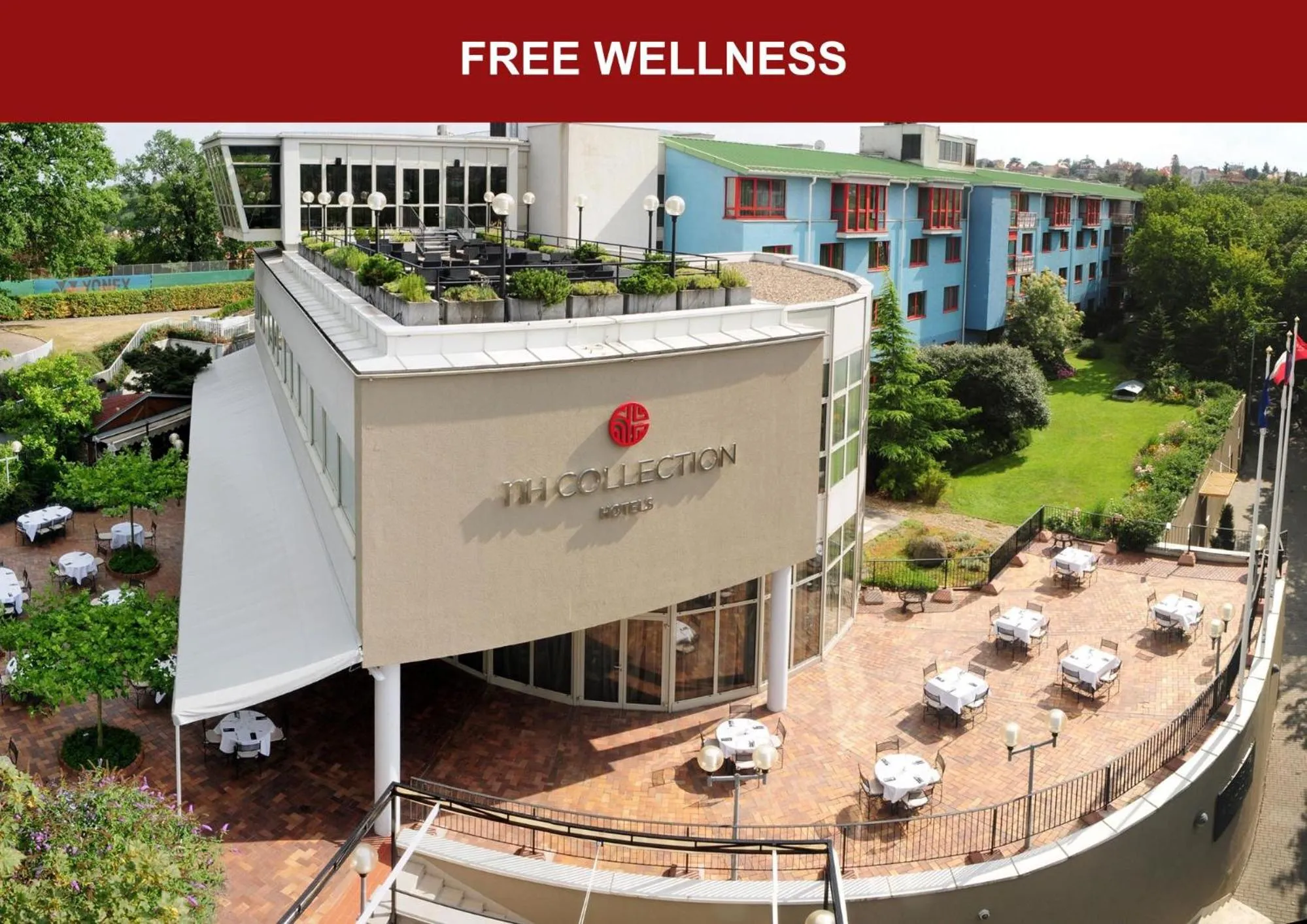 Property building in NH Collection Prague