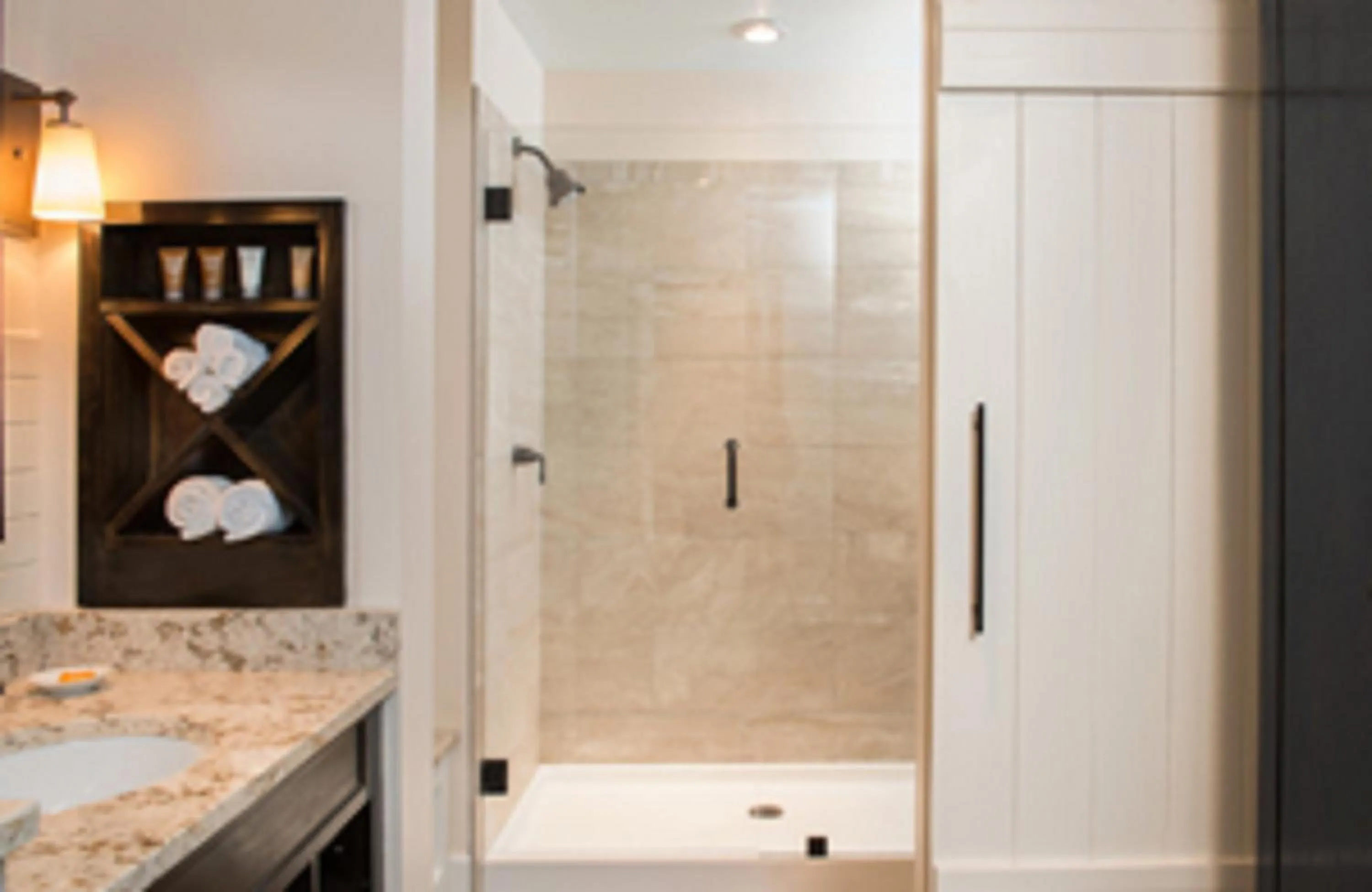 Shower in Village Hotel on Biltmore Estate