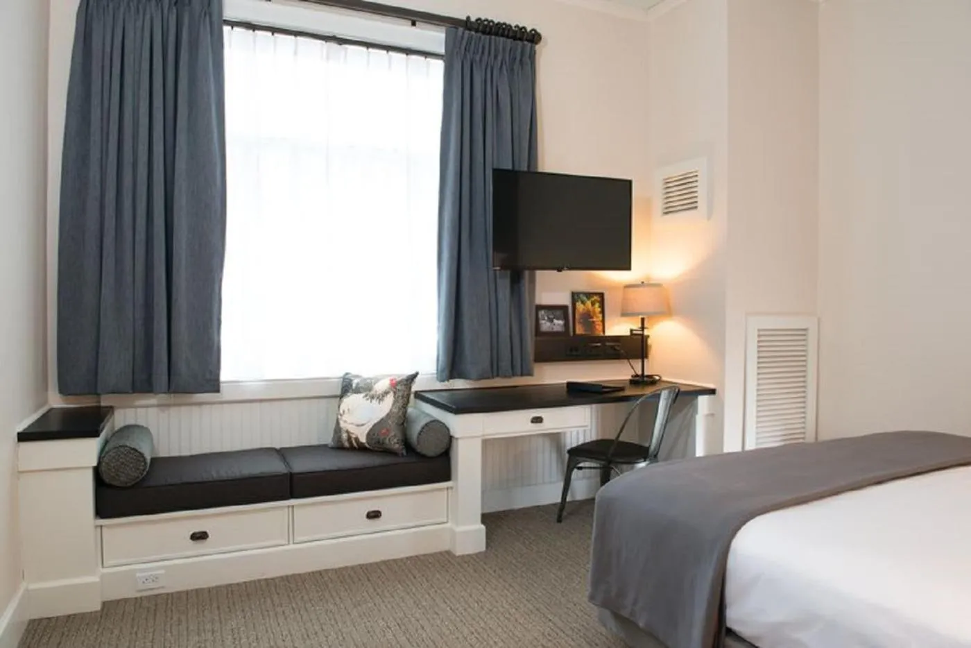 Seating area in Village Hotel on Biltmore Estate