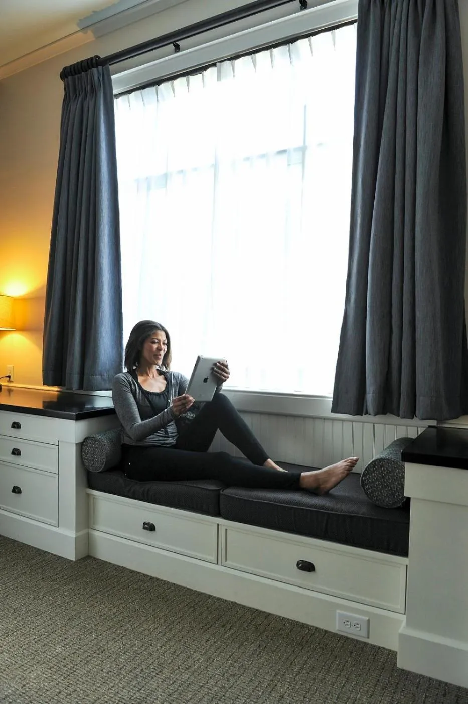 People in Village Hotel on Biltmore Estate