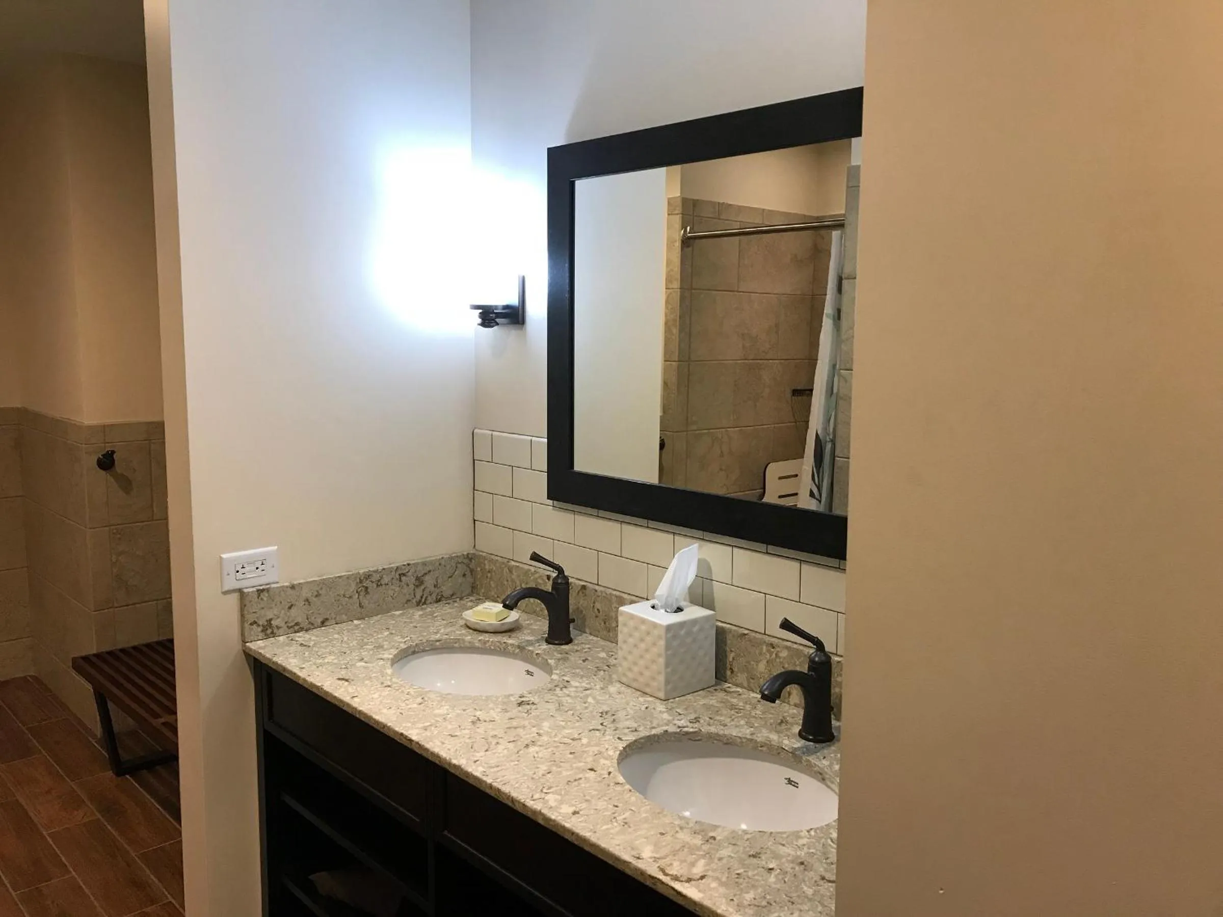 Bathroom in Village Hotel on Biltmore Estate