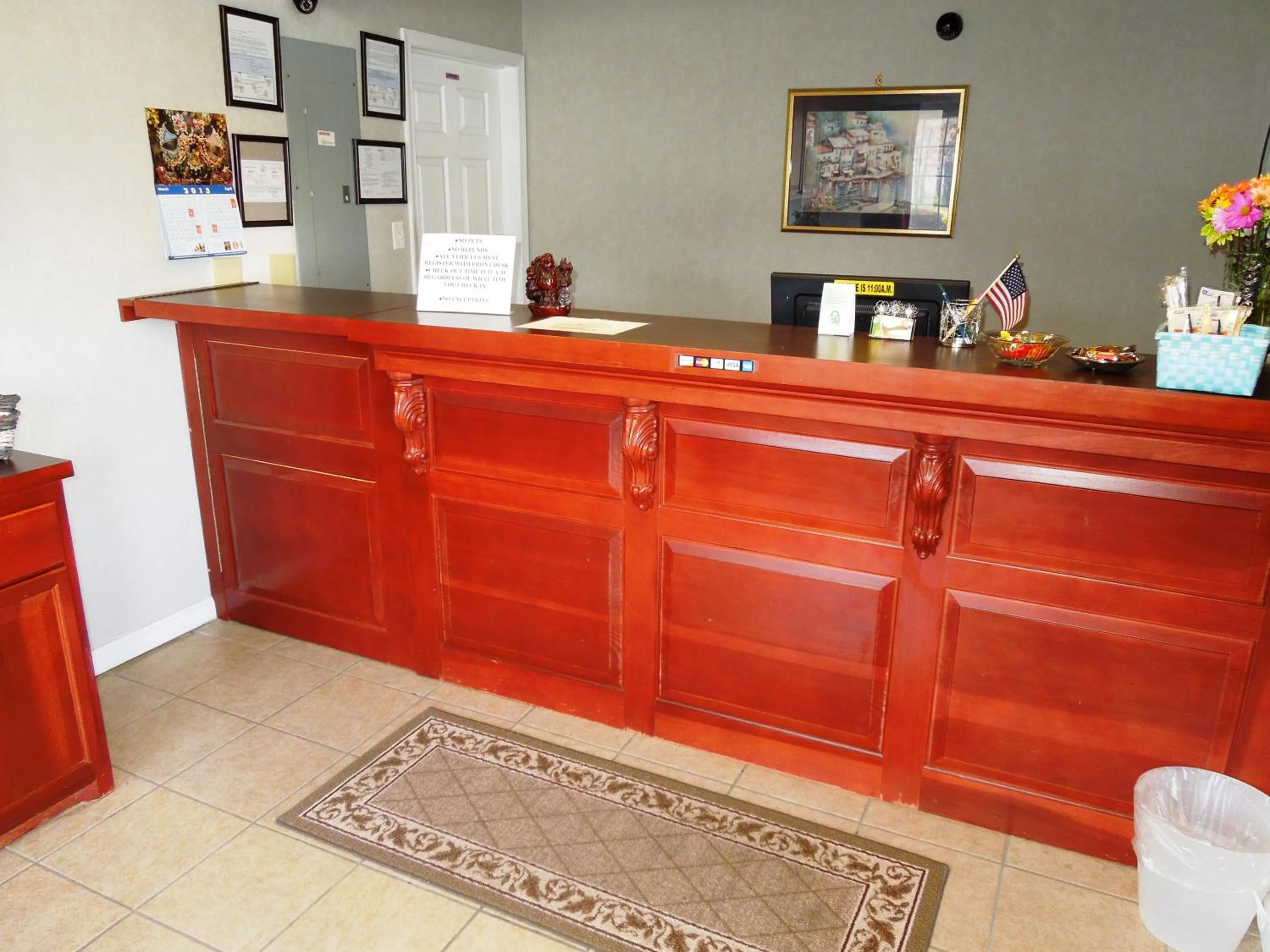 Lobby or reception in Atrium Inn & Suites