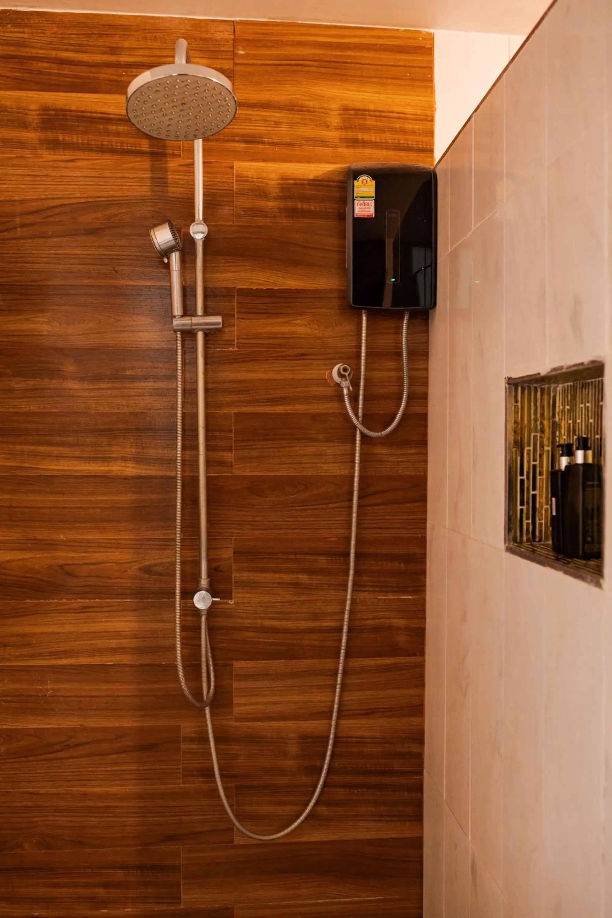 Shower in Chareena Hill Beach Resort