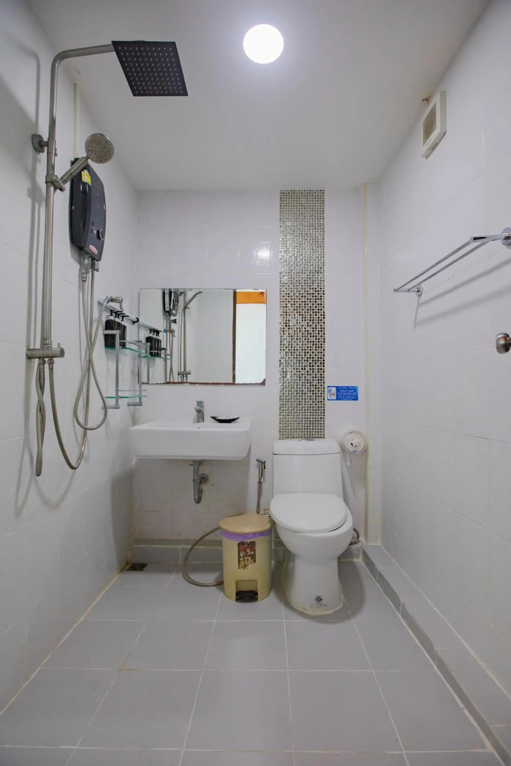 Shower in Chareena Hill Beach Resort