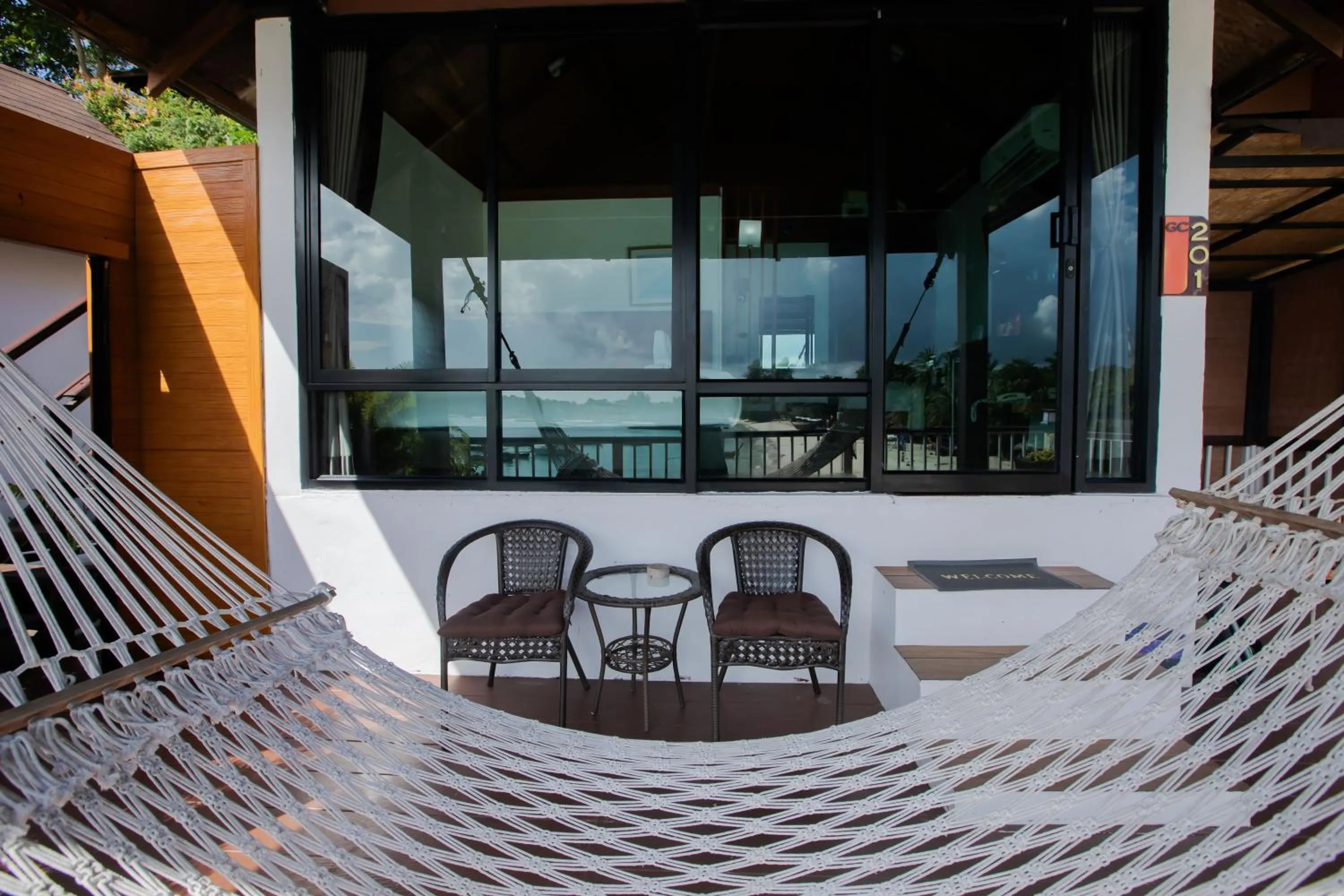 Balcony/Terrace in Chareena Hill Beach Resort