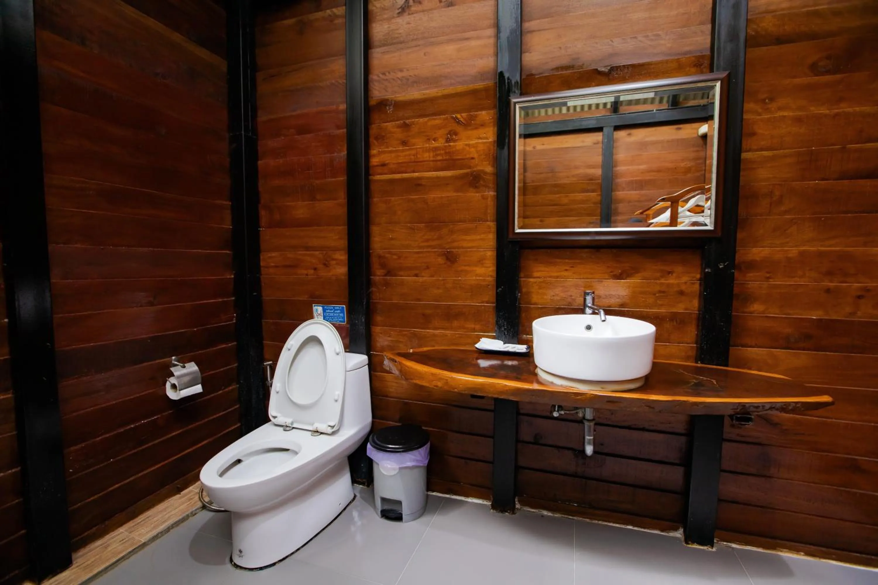 Toilet in Chareena Hill Beach Resort